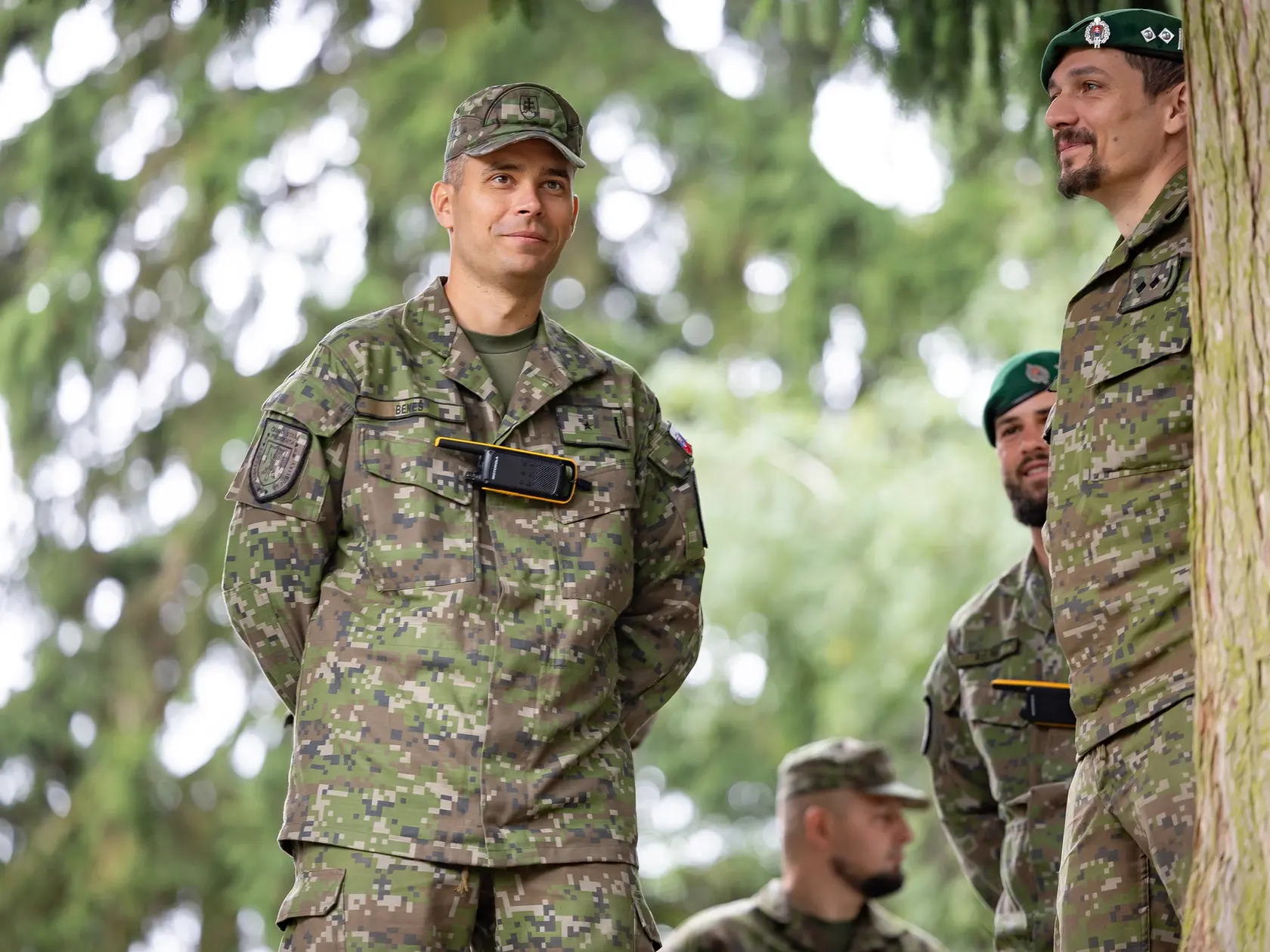 Národné obranné sily - nástup účasntíkov prvého dvojtýždňového turnusu, ktorého sa zúčastnil aj prezident Slovenskej republiky Peter Pellegrini a minister vnútra SR Robert Kaliňák. 