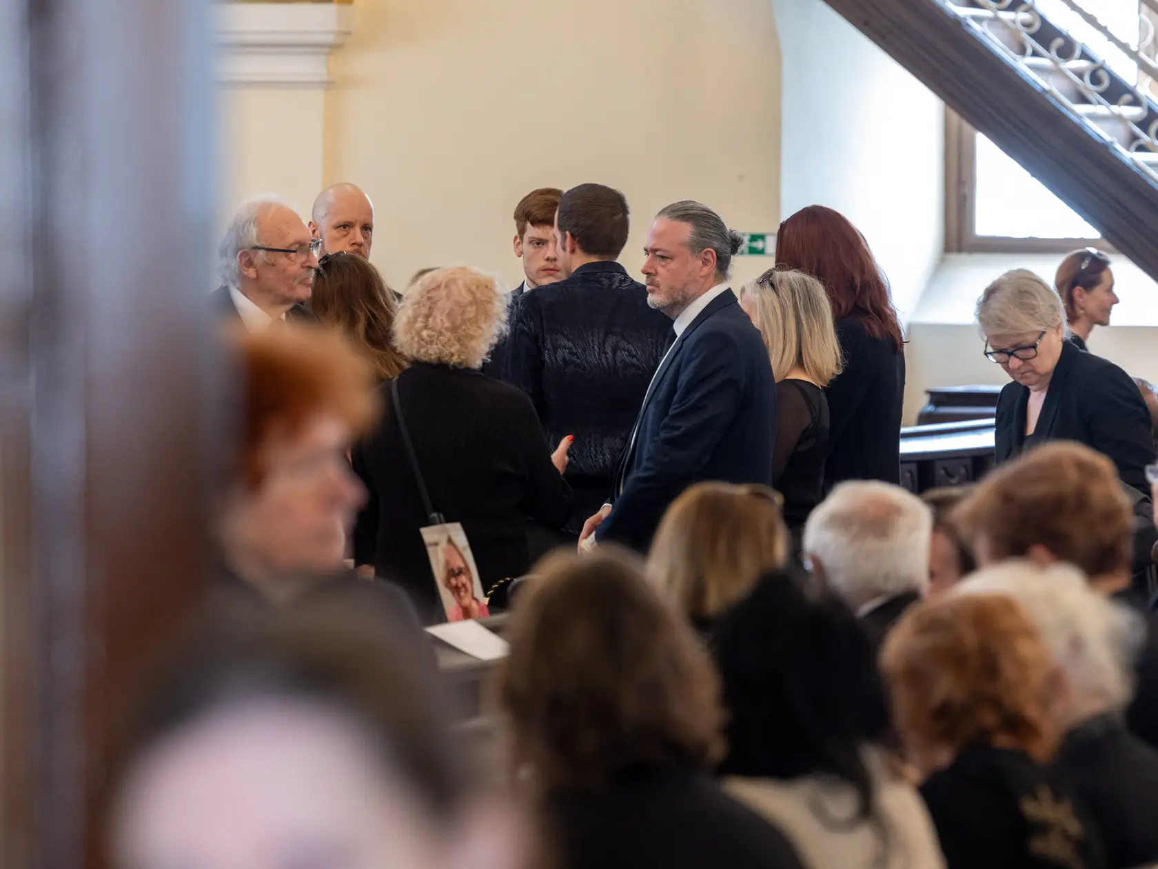 Rozlúčka s Danielou Kovárovou, manželkou herca Františka Kovára. 