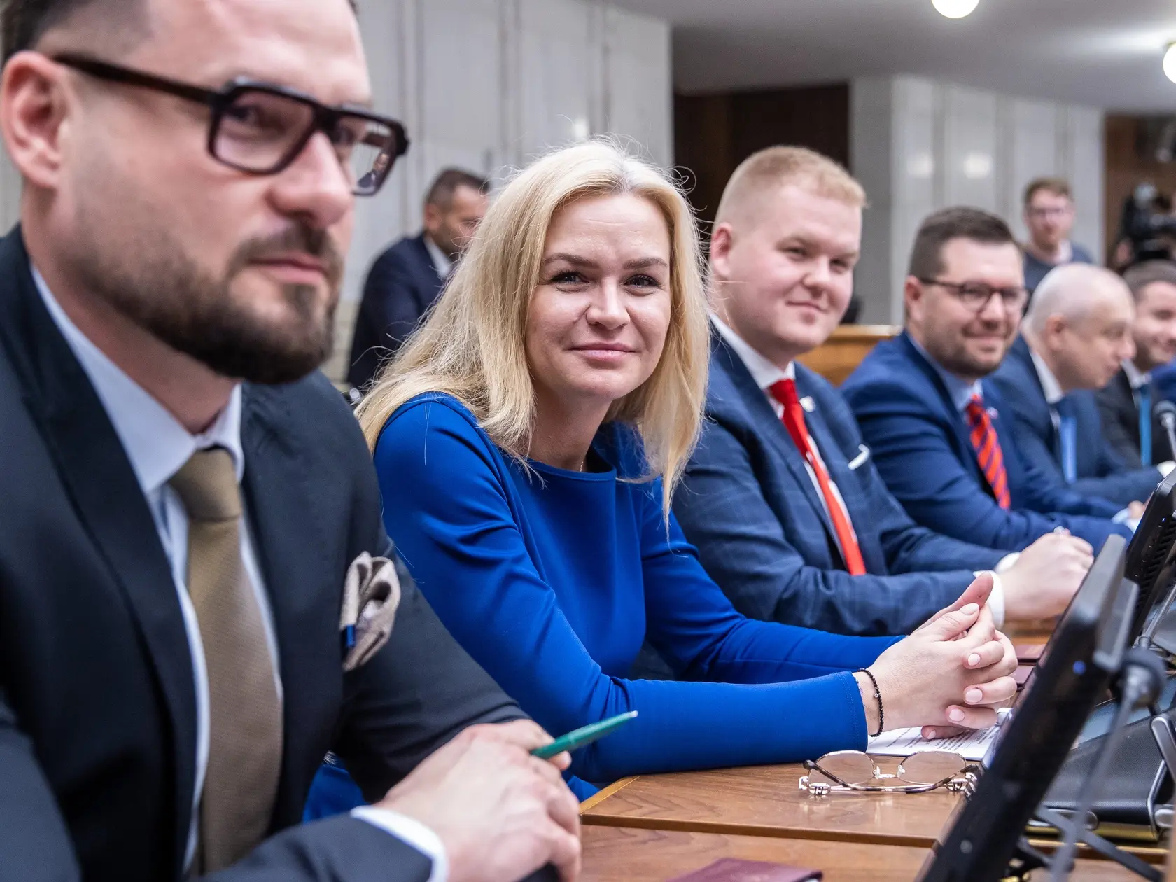 Na snímke nová poslankyňa NRSR Andrea Szabóová, ktorá zložila poslanecký sľub.
