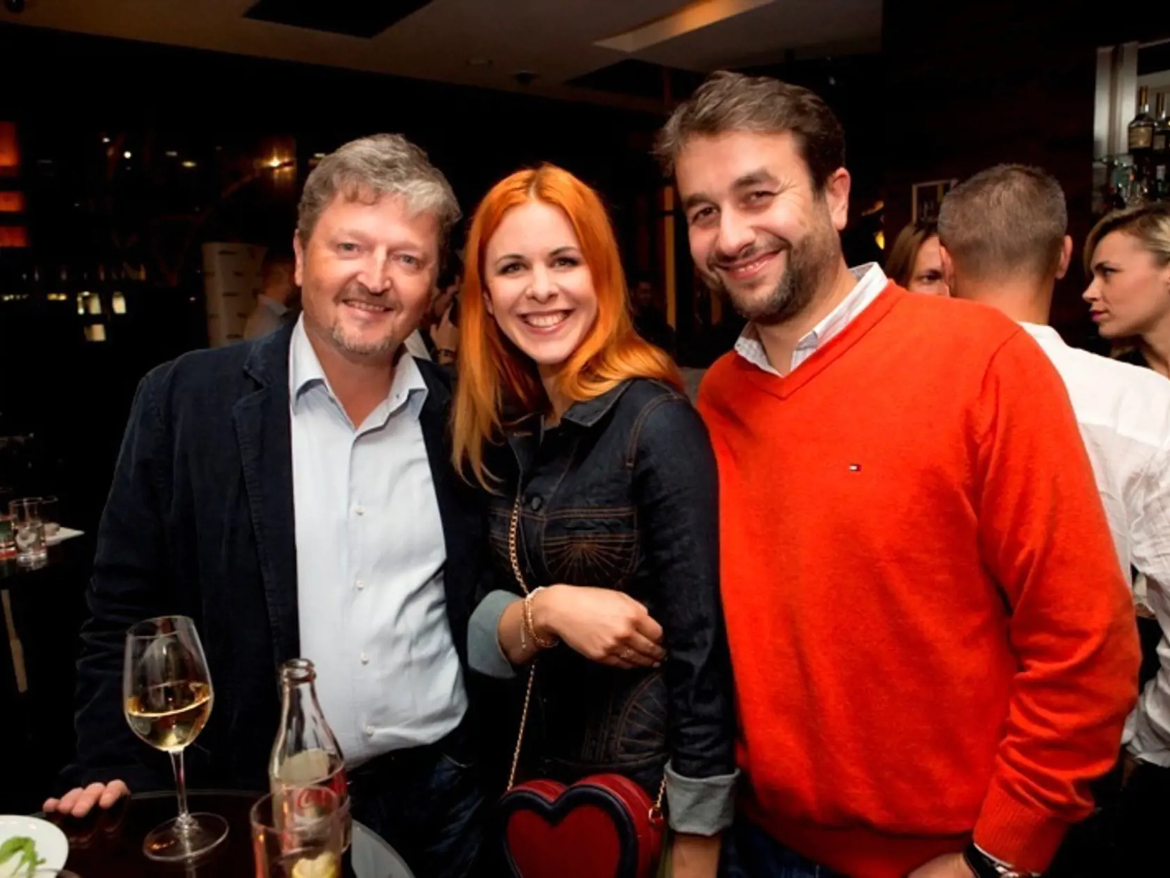 Zabávali sa: Peter Sklár, Kristína Farkašová a Vlado Kobielsky si párty užili.