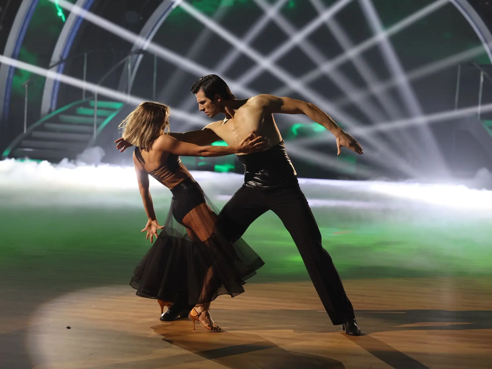 Finálové kolo Let's Dance. Na snímke Kristián Baran a Dominika Rošková.