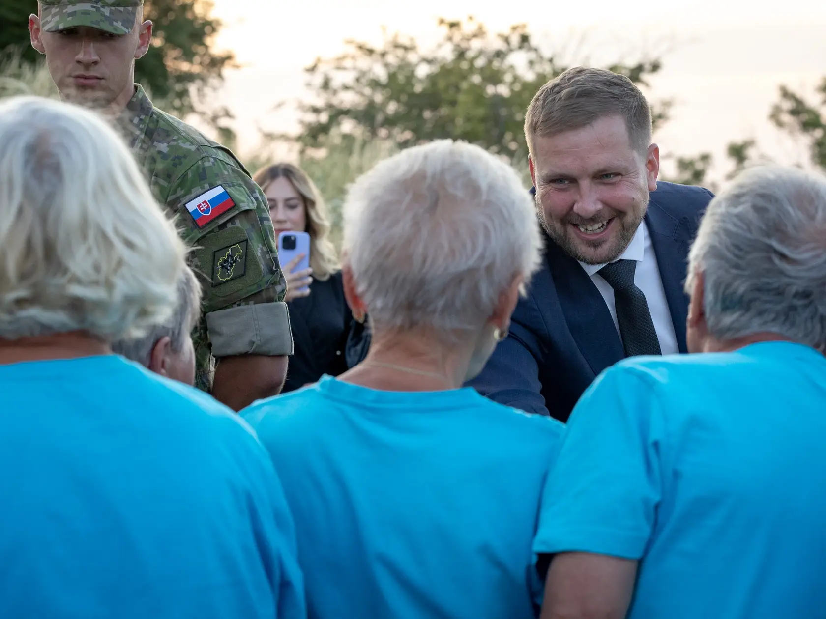 Na sviatok svätého Cyrila a Metoda sa na hrade Devín v Bratislave konali tradičné cyrilo-metodské oslavy. Pre návštevníkov bol počas celého dňa pripravený kultúrno-spoločenský program a viacero atrakcií. Večerný program bol vyhradený pre predstaviteľov štátu a pozvaných hostí. Na snímke je Kamil Šaško.