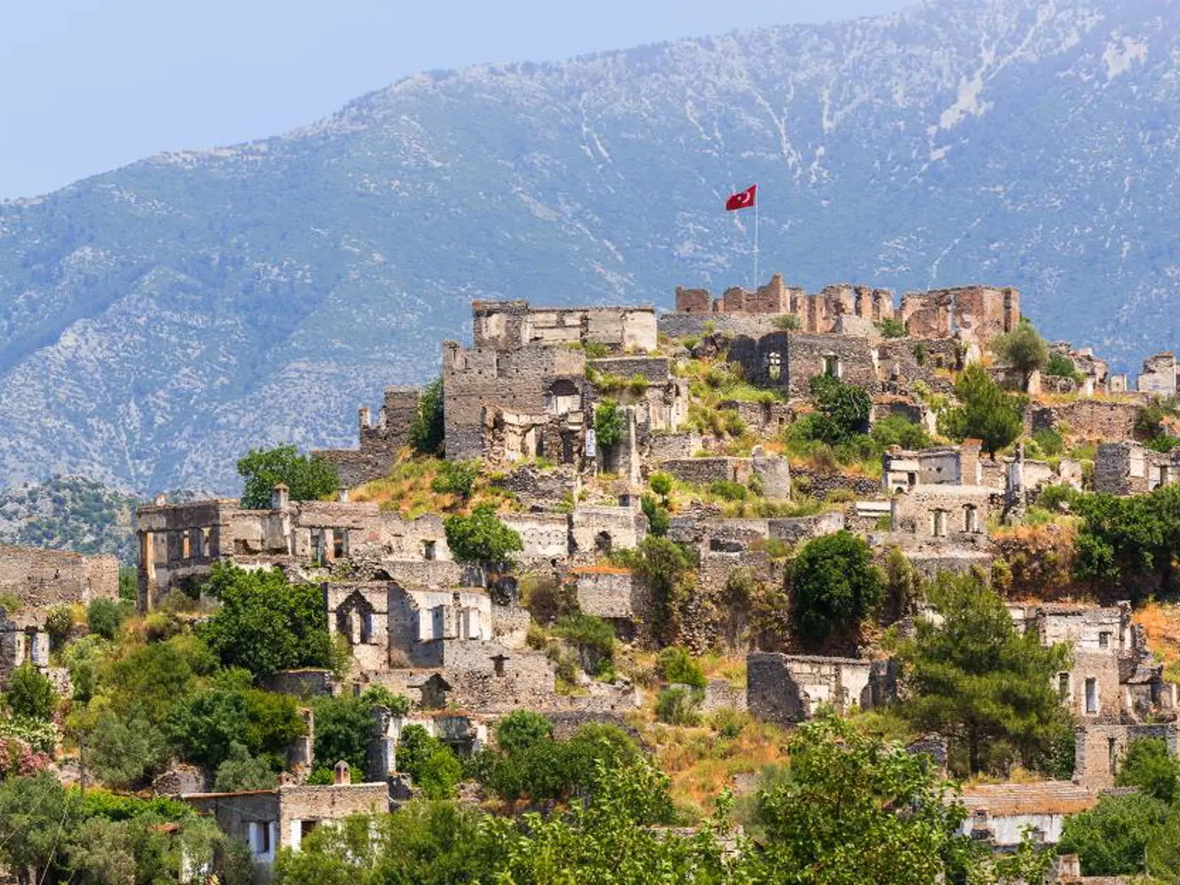 Kayaköy, Turecko.