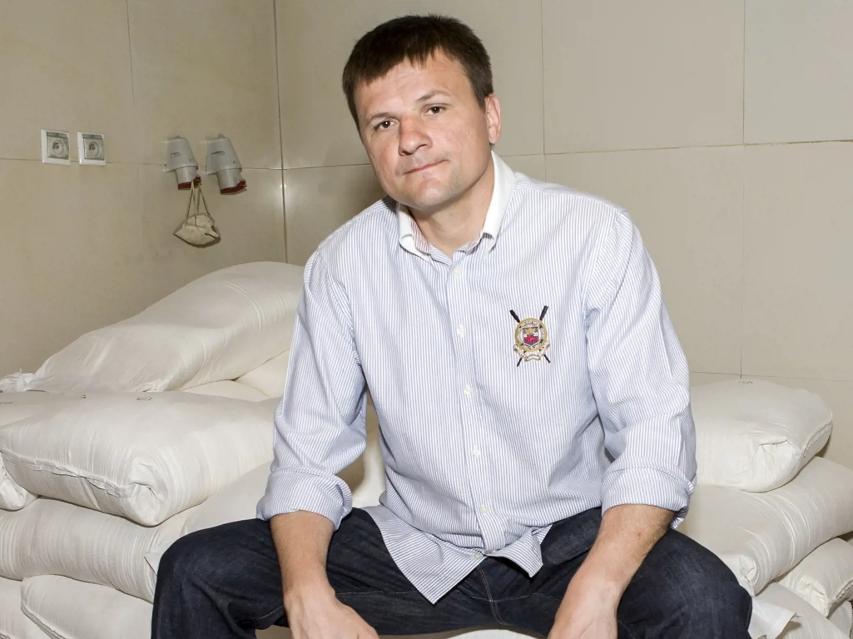 Alojz Hlina na svojej Eko farme pri Stupave.