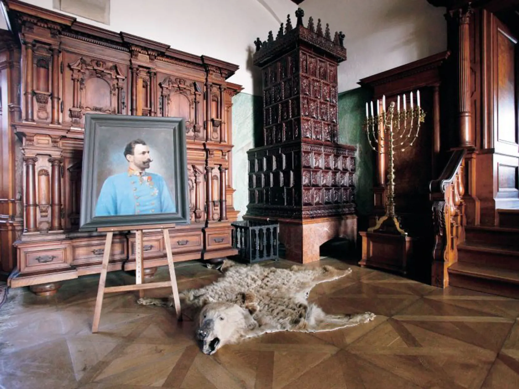 V hradnej priekope kedysi žilo niekoľko medveďov.