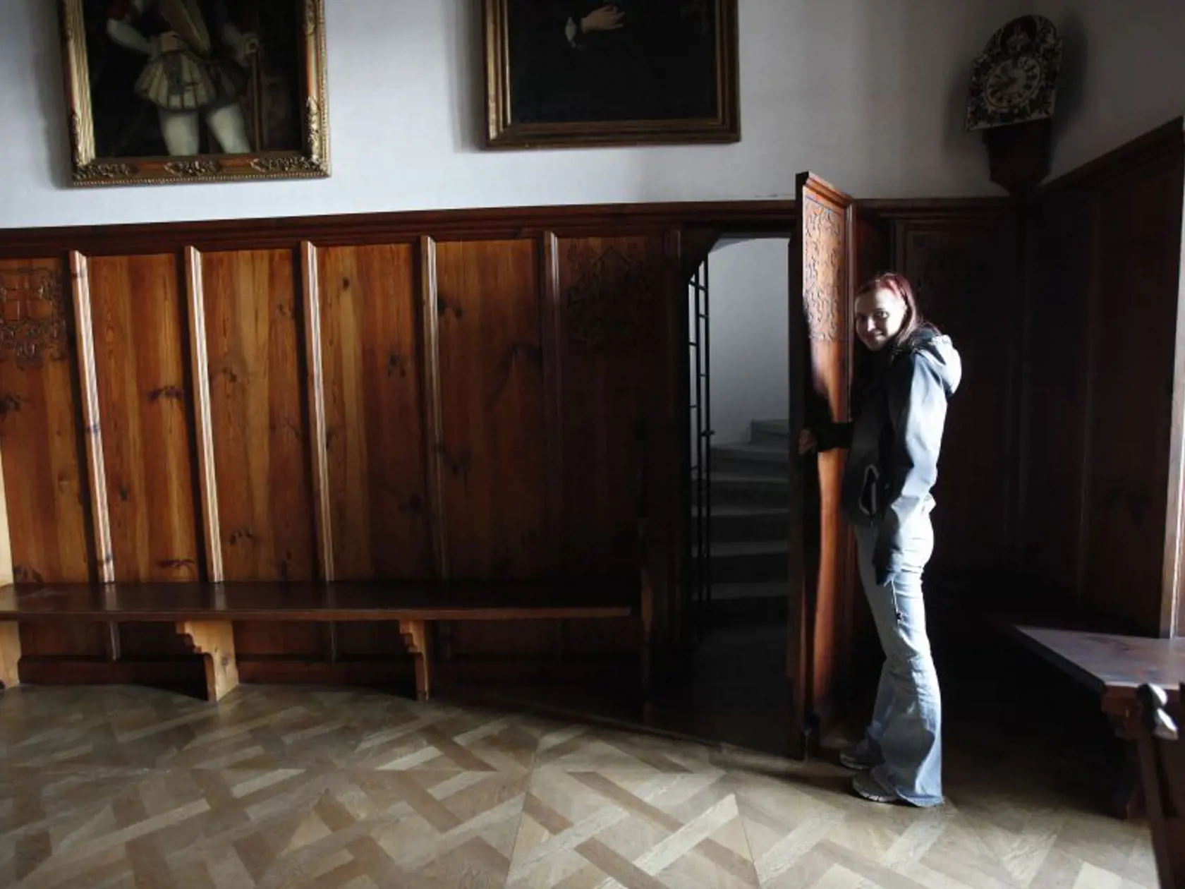 „Toto je jedno z tajných schodísk,“ tvrdí SYLVA,