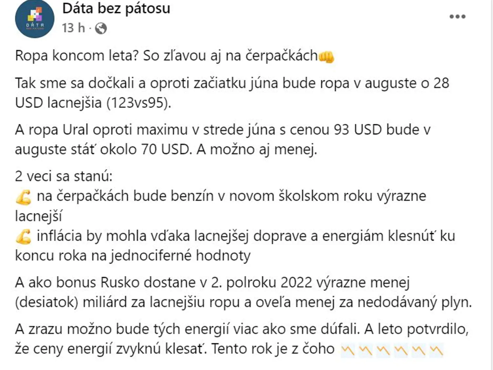 Benzín mohol byť v novom školskom roku výrazne lacnejší, píšu analytici v statuse.