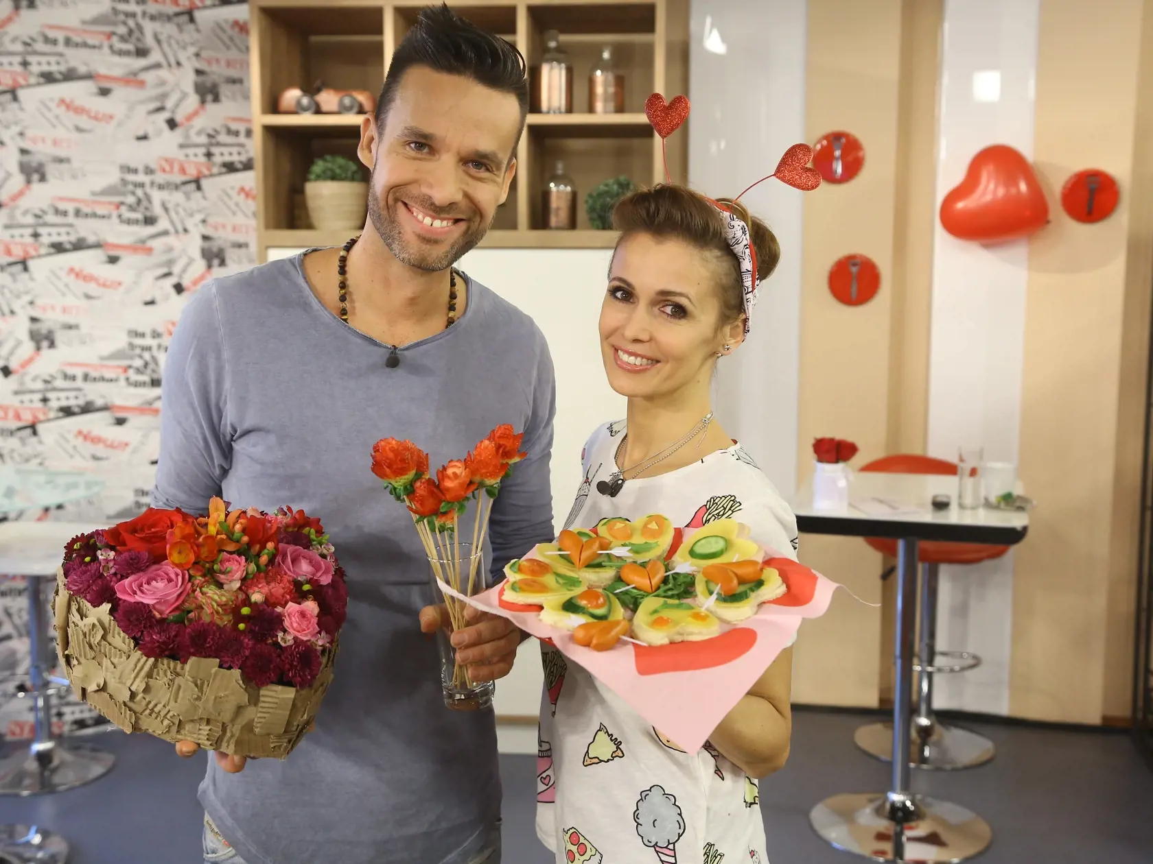 Lenka Šóšová a Roman Juraško boli roky stabilnou moderátorskou dvojicou Telerána.