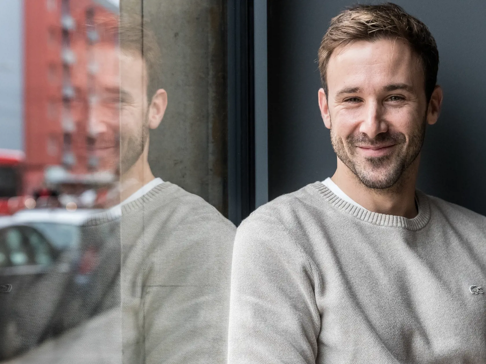 Na snímke Marek Fašiang počas tlačovej konferencie Tv Markíza, na ktorej bol predstavený nový dennný seriál s názvom Oteckovia.