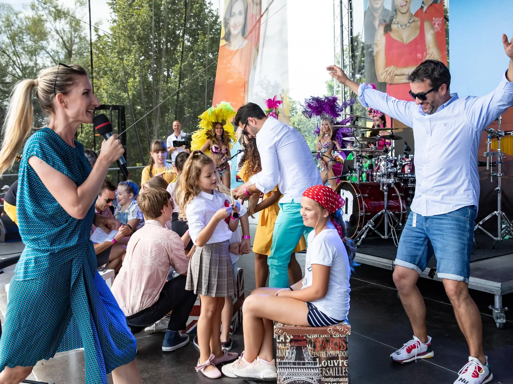Deň otvorených dverí v TV Markíza. Na fotke: serial Oteckovia