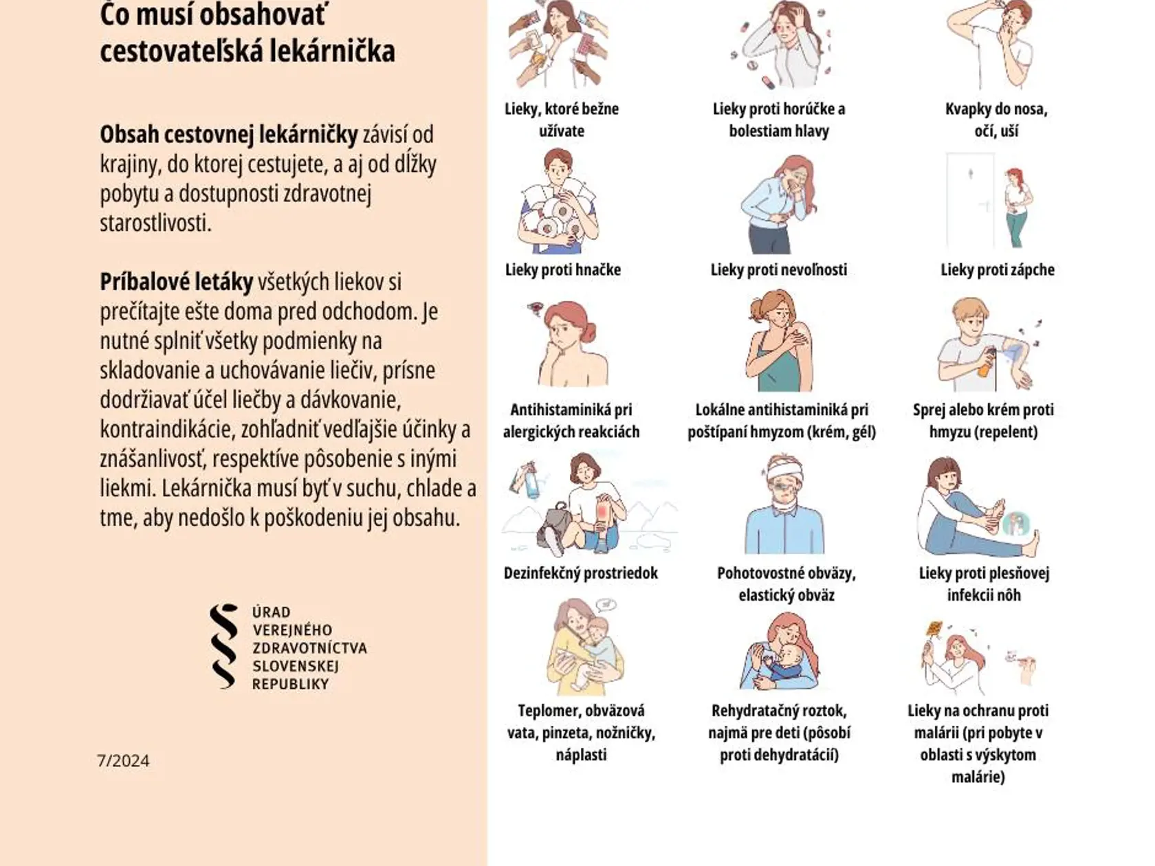 Aké lieky si vziať na dovolenku?