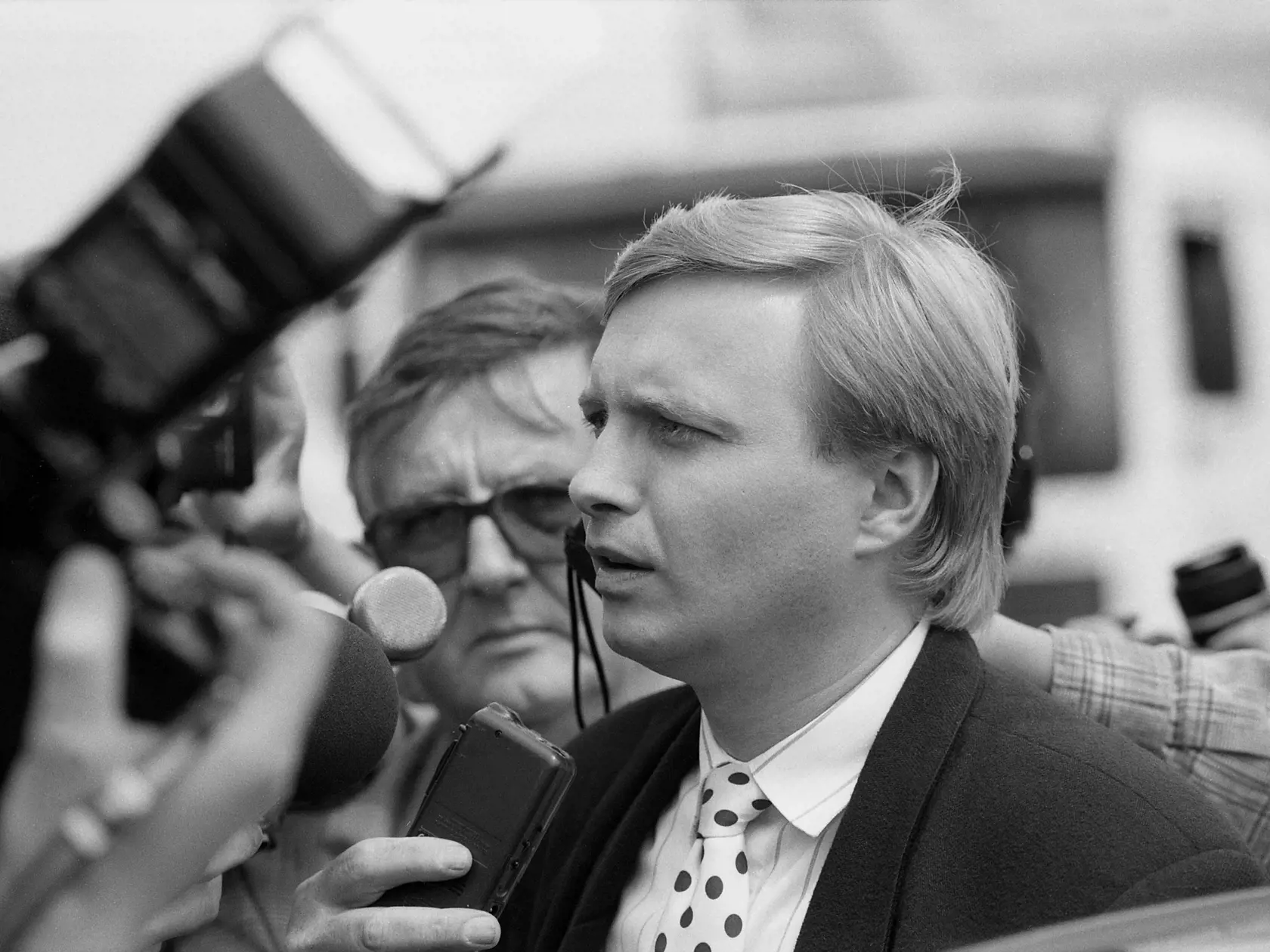 Michal Kováč ml. po únose v roku 1995.