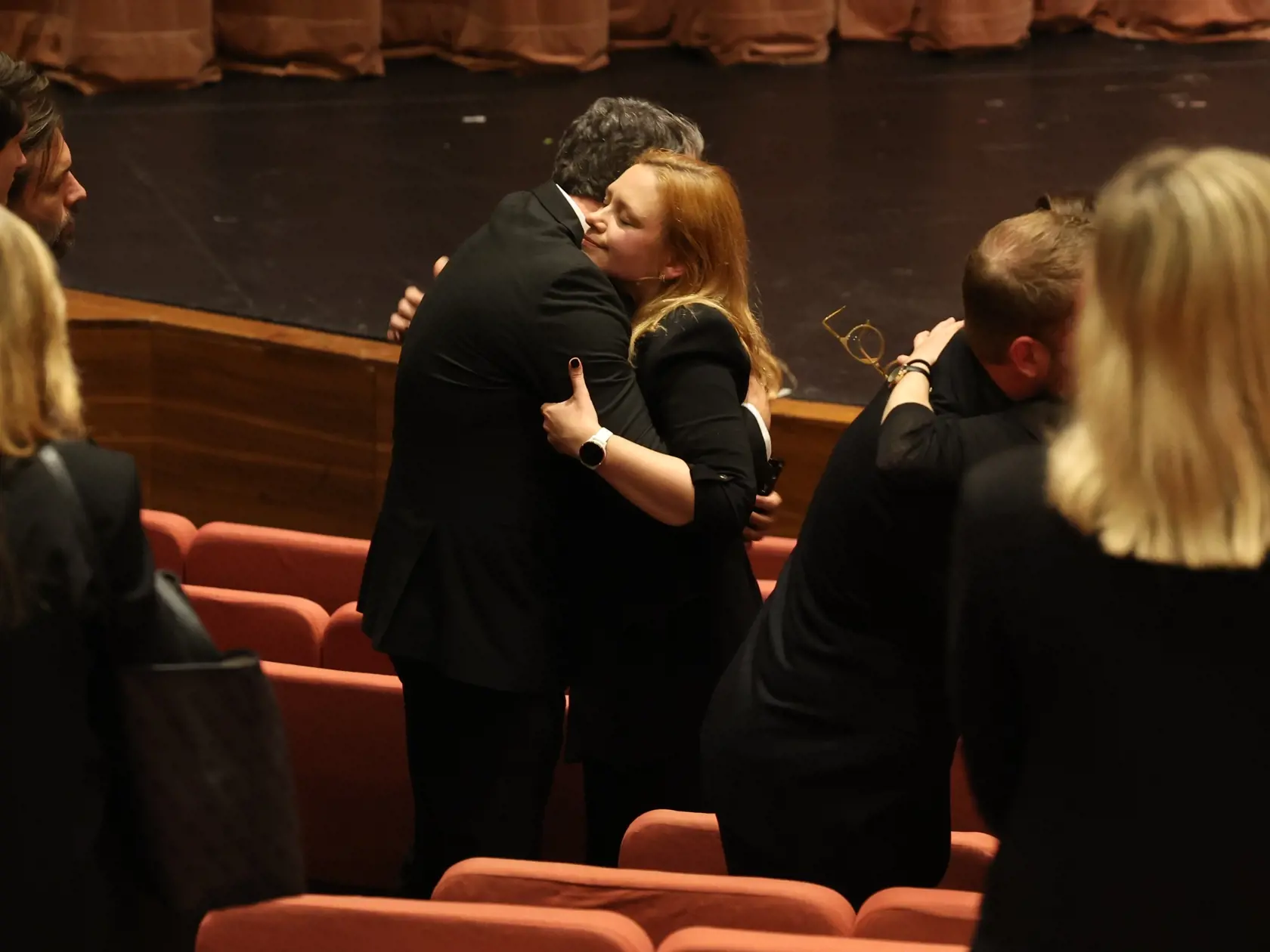 Manželka Dana Heribana Kamila Heribanová prijímala smútočné kondolencie.