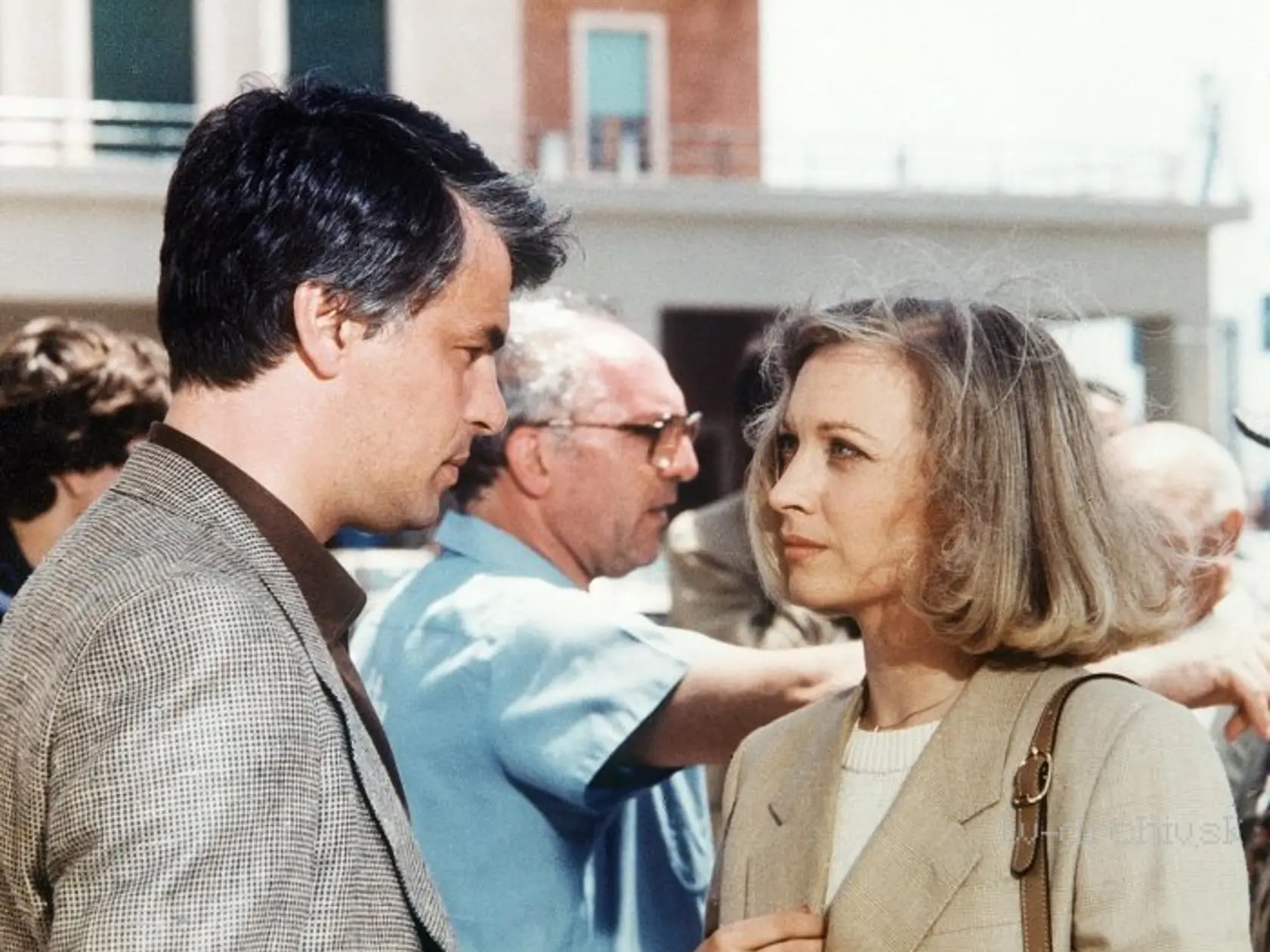 S herečkou Nicole Jamet (dnes 71), ktorá bola komisárovou filmovou manželkou.