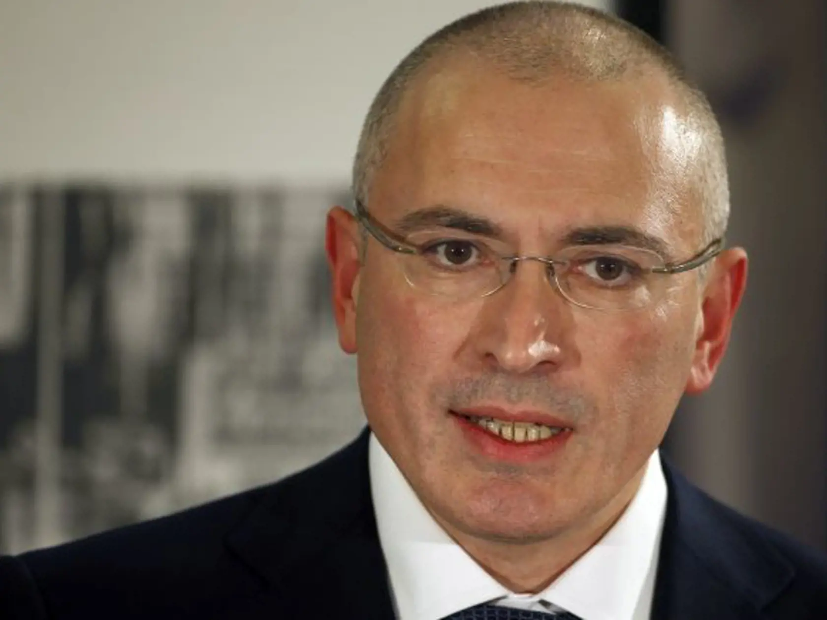 Na snímke je Michail Chodorkovskij.