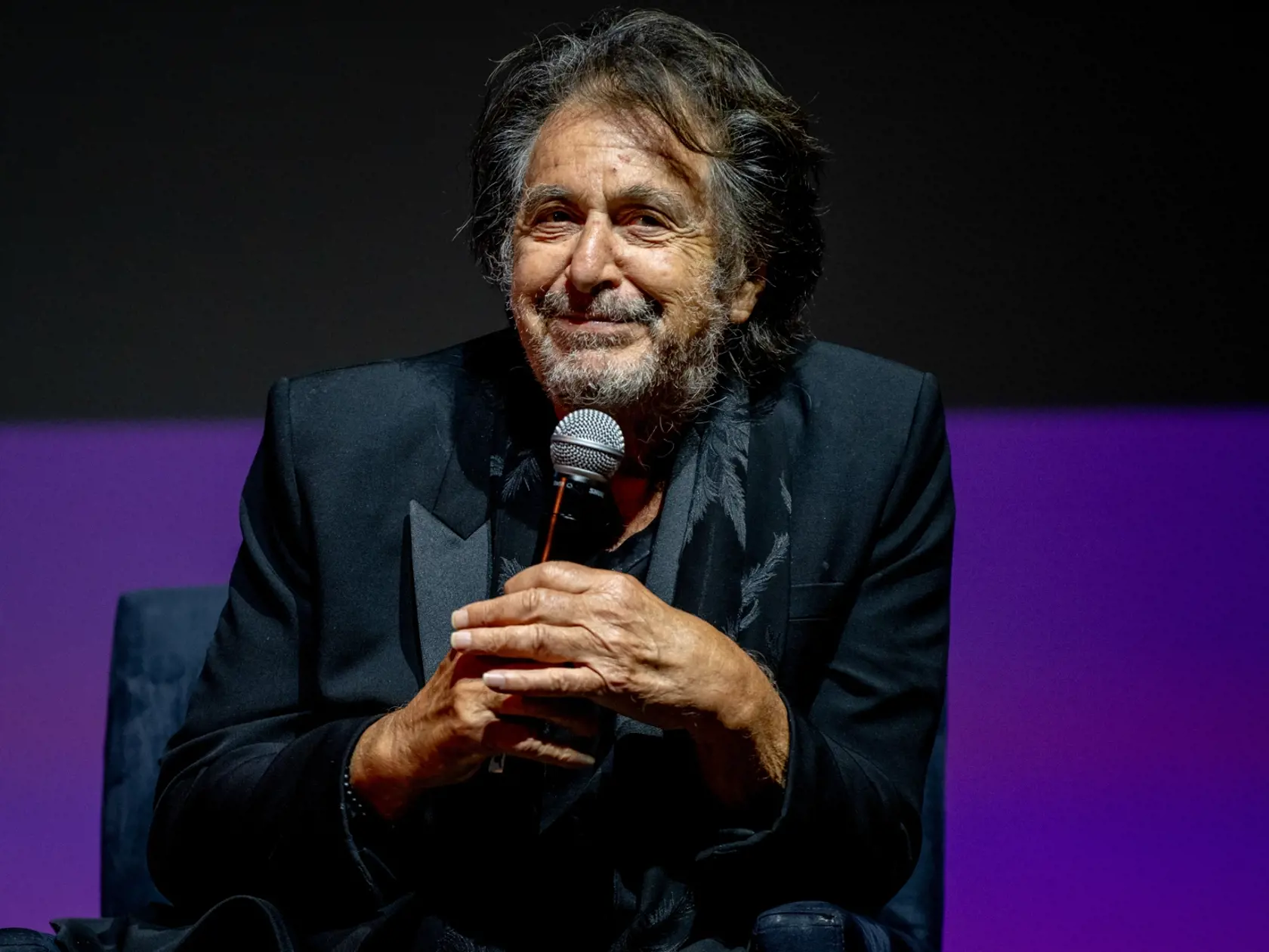 Herec Al Pacino na fotke z roku 2022