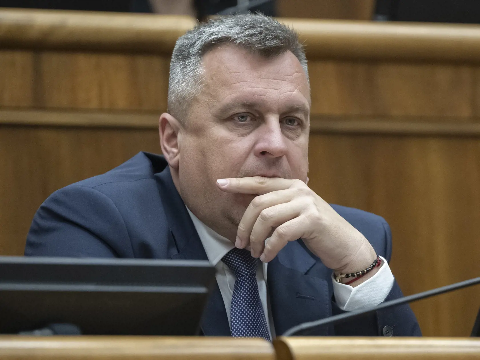 Na snímke podpredseda NR SR Andrej Danko (SNS) počas  12. schôdze Národnej rady SR 7. mája 2024 v Bratislave.