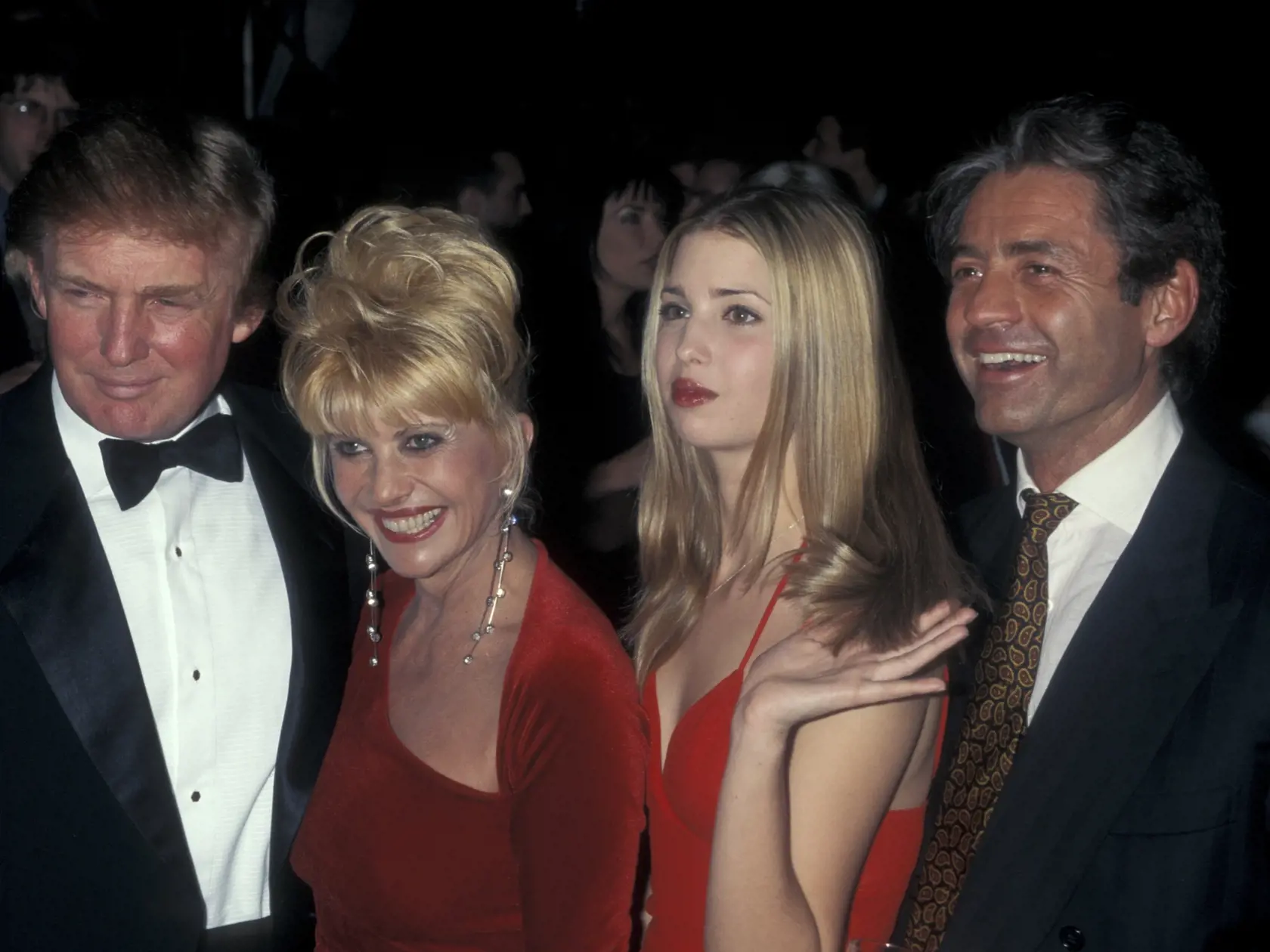 Donald Trump, Ivana Trump, Ivanka Trump, and Roffredo Gaetani (Photo by Ron Galella/WireImage)