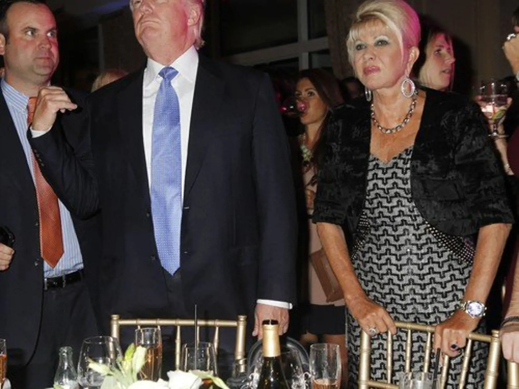 51532075 Donald Trump and ex-wife Ivana Trump reunite to support their youngest son's 8th Annual Eric Trump Golf Tournament at Trump National Golf Club Westchester on September 15, 2014 in Briarcliff Manor, New York. Eric's charity raises over a million dollars for the St Jude Research fund.  Donald Trump and ex-wife Ivana Trump reunite to support their youngest son's 8th Annual Eric Trump Golf Tournament at Trump National Golf Club Westchester on September 15, 2014 in Briarcliff Manor, New York