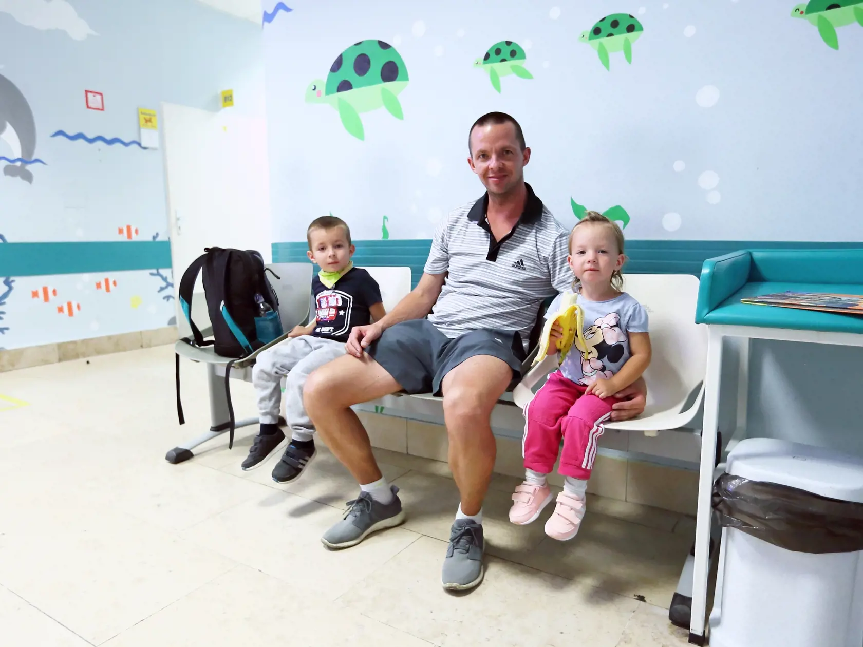 Na snímke reportáž z Kramárov. Začal platiť nový zákon a prišlo k zrušeniu detskej pohotovosti. 