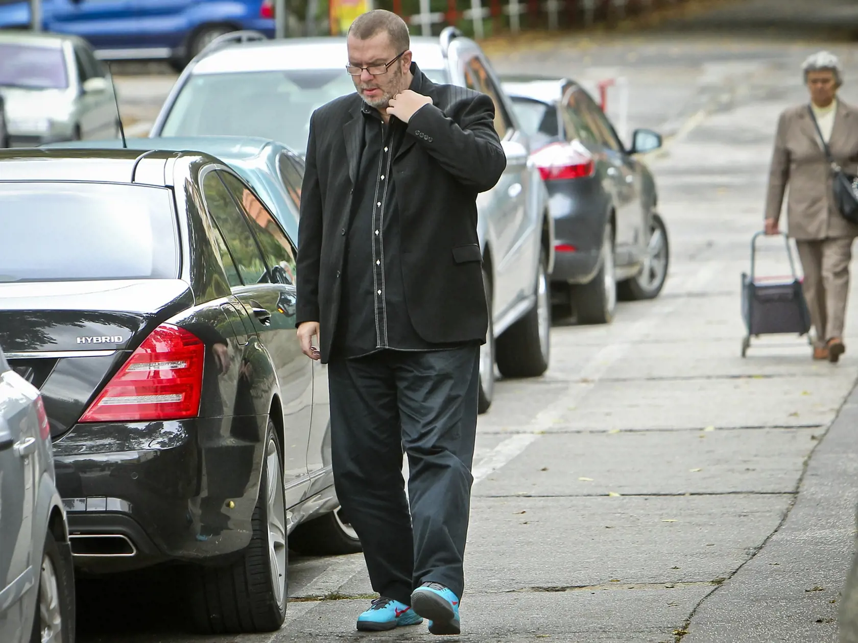 október 2011: Richard prichádza na natáčanie relácie Slovenskej televízie Tandemy.