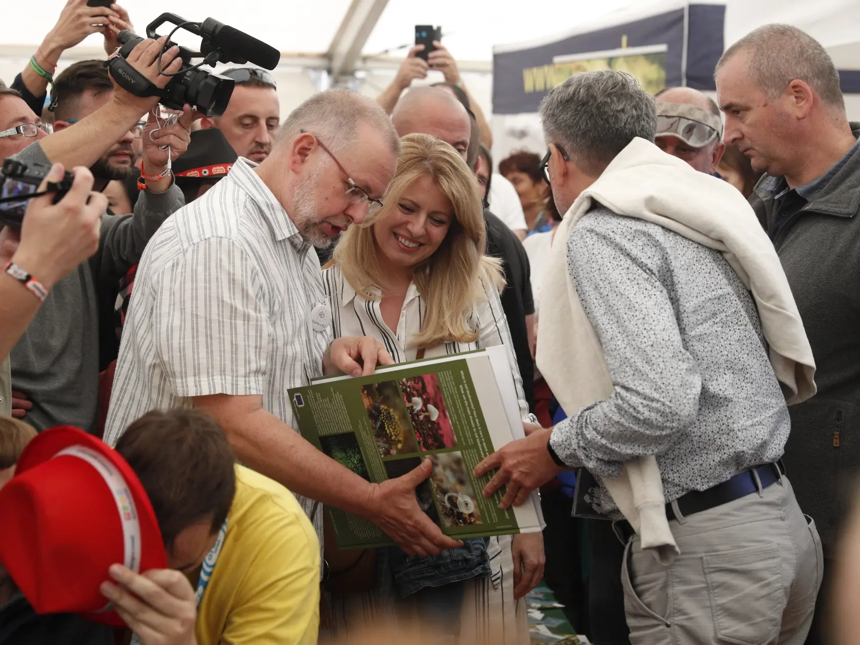 Prezidentka Zuzana Čaputová na festivale Pohoda. 