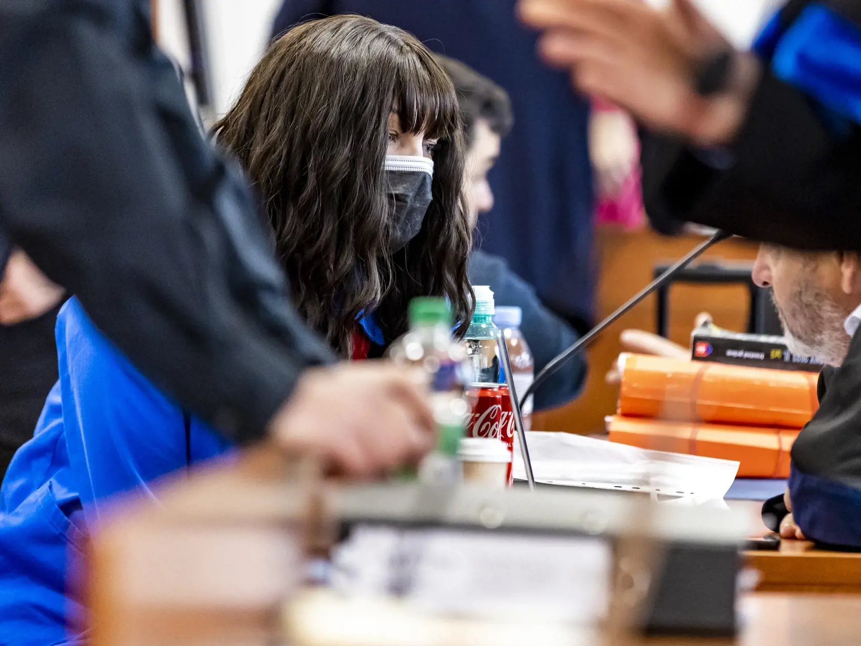 Predposledné pojednávanie v kauze Ján Kuciak, kde budú mať závarečné reči obžalovaní. Na snímke je Alena Zsuzsová. 