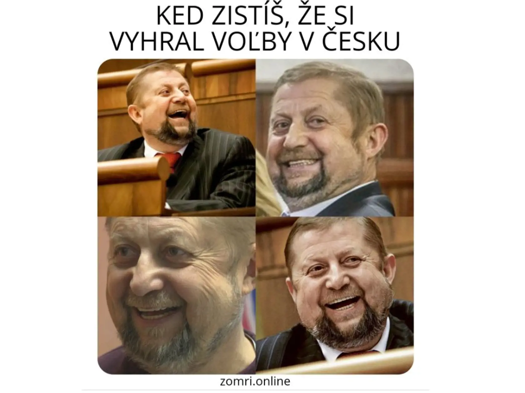 Štefan Harabin povedal po prehratých prezidentských voľbách v Slovenskej republike, že sa cíti byť víťazom. Humoristi si myslia, že Harabin sa cíti dokonca aj na to, že vyhral parlamentné voľby v Českej republike.