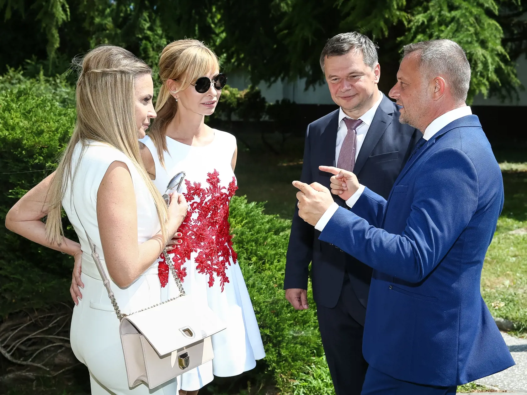 Svadba Viliama Rozborila a Alexandry Novotnej v Dunajskej Lužnej.
