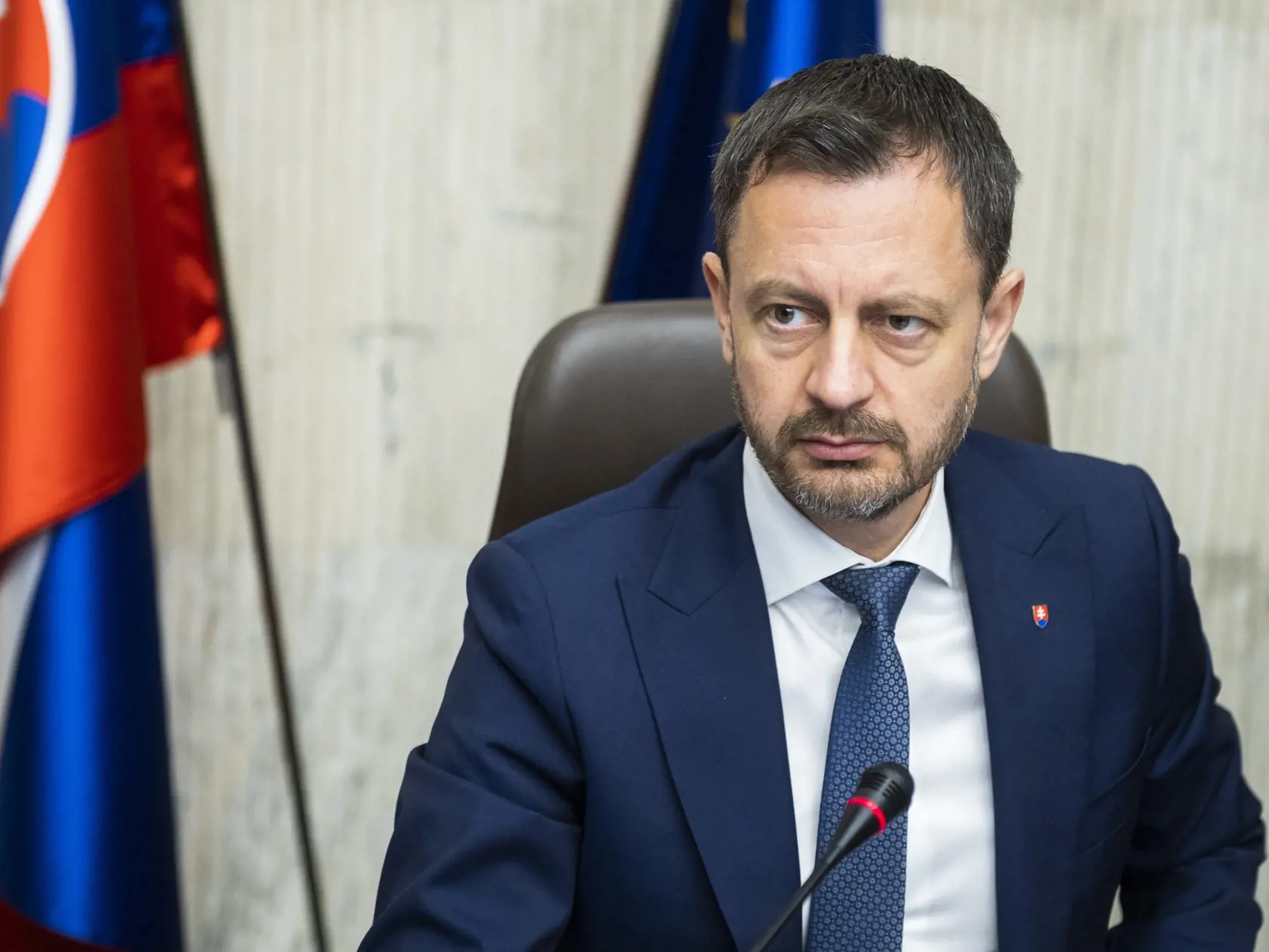 Eduard Heger - krátko pred odchodom z funkcie premiéra