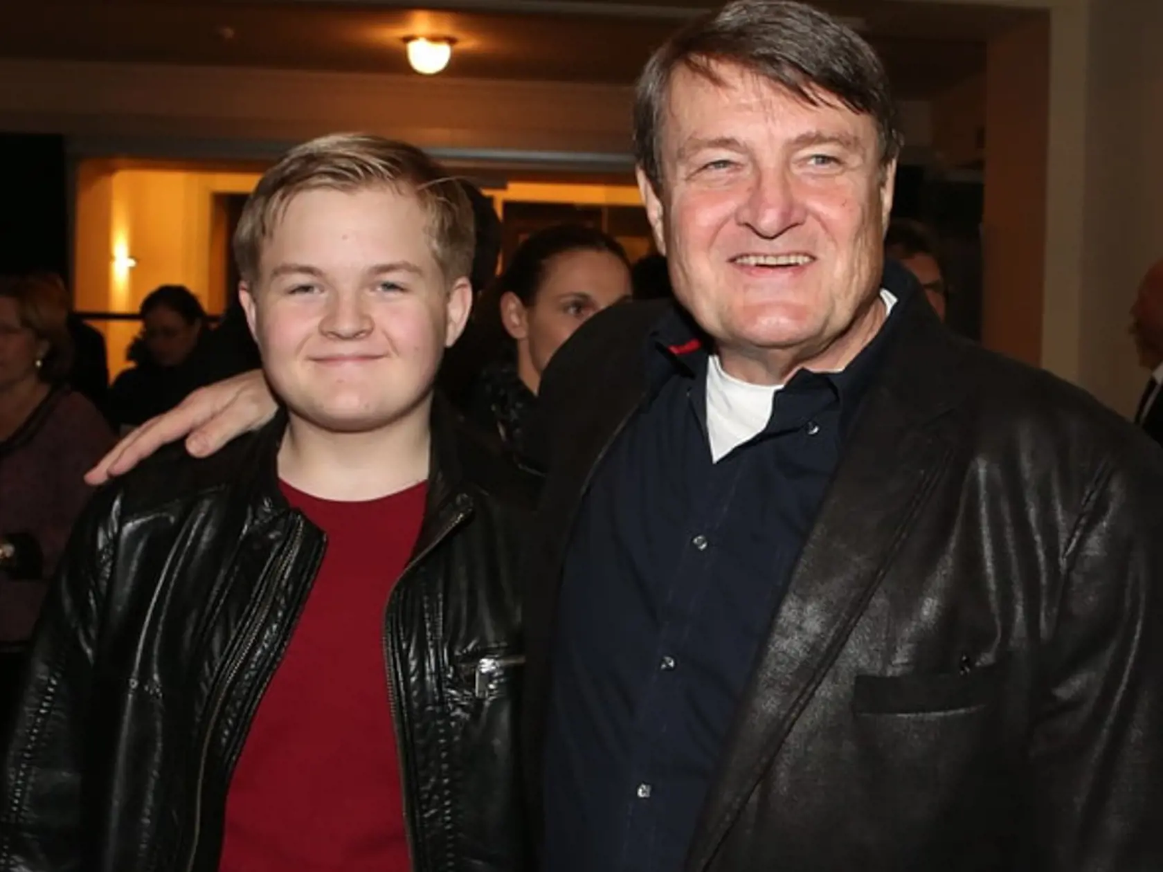 Artur Štaidl so svojim otcom Ladislavom Štaidlom.