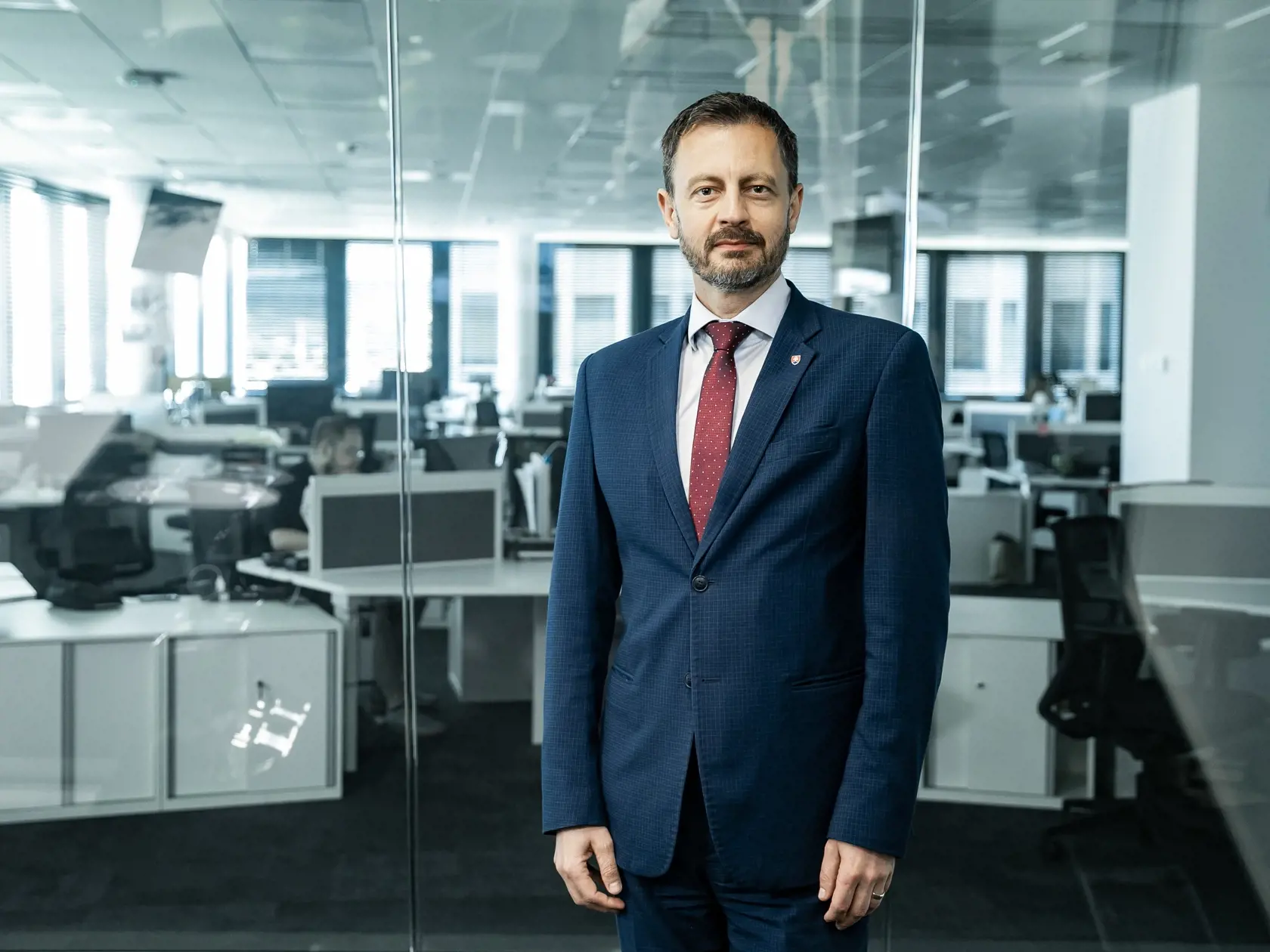 Diskusná relácia "Karty na stôl", ktorej hosťom bol Eduard Heger.
