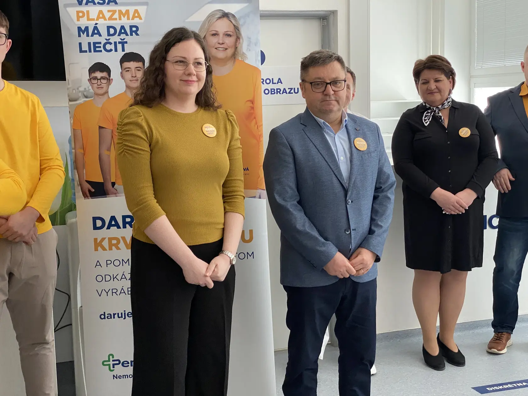 Lekárka internistka Lucia Kupová a jej pacient Ján. 