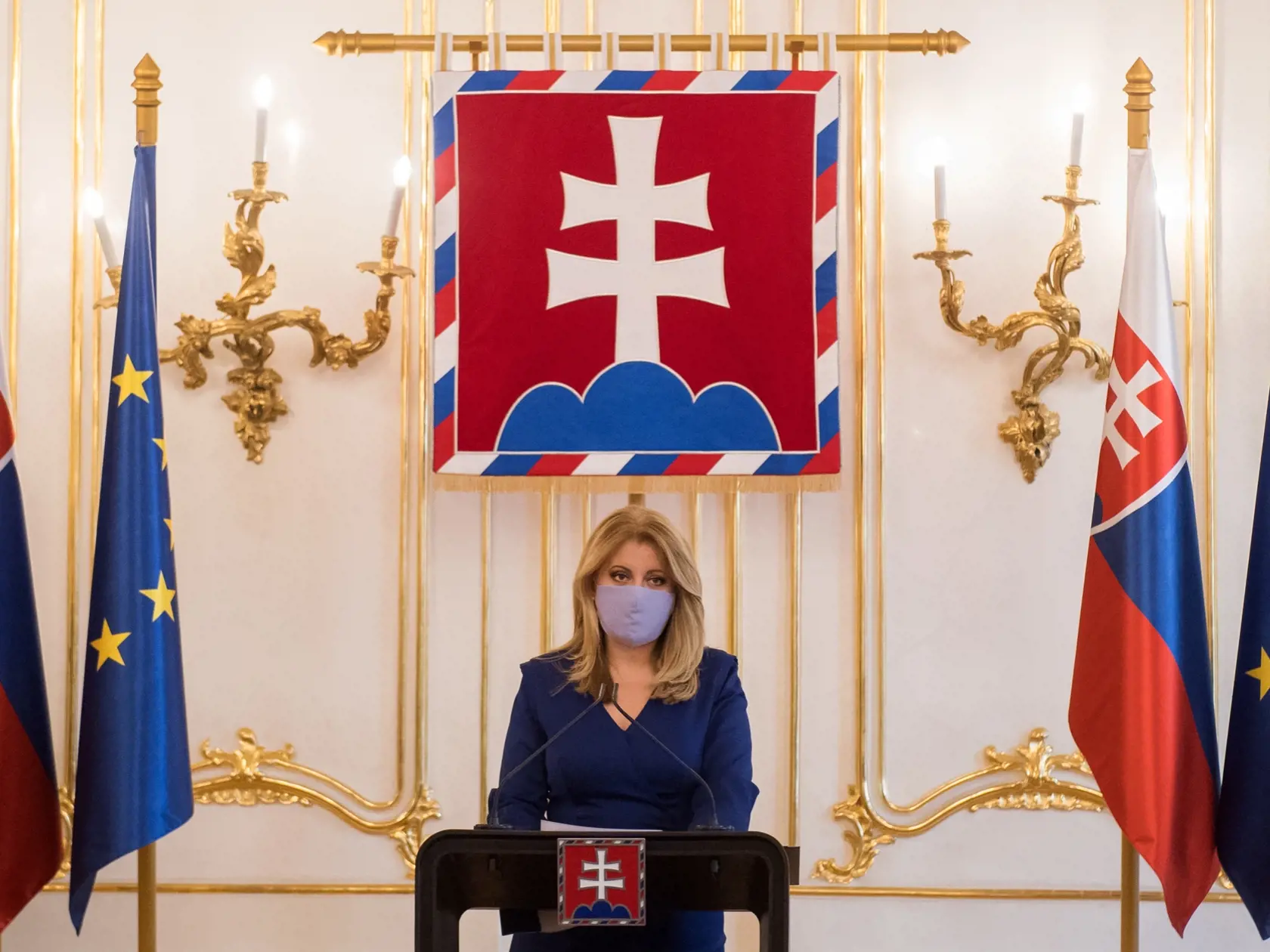 Na snímke je prezidentka SR Zuzana Čaputová,