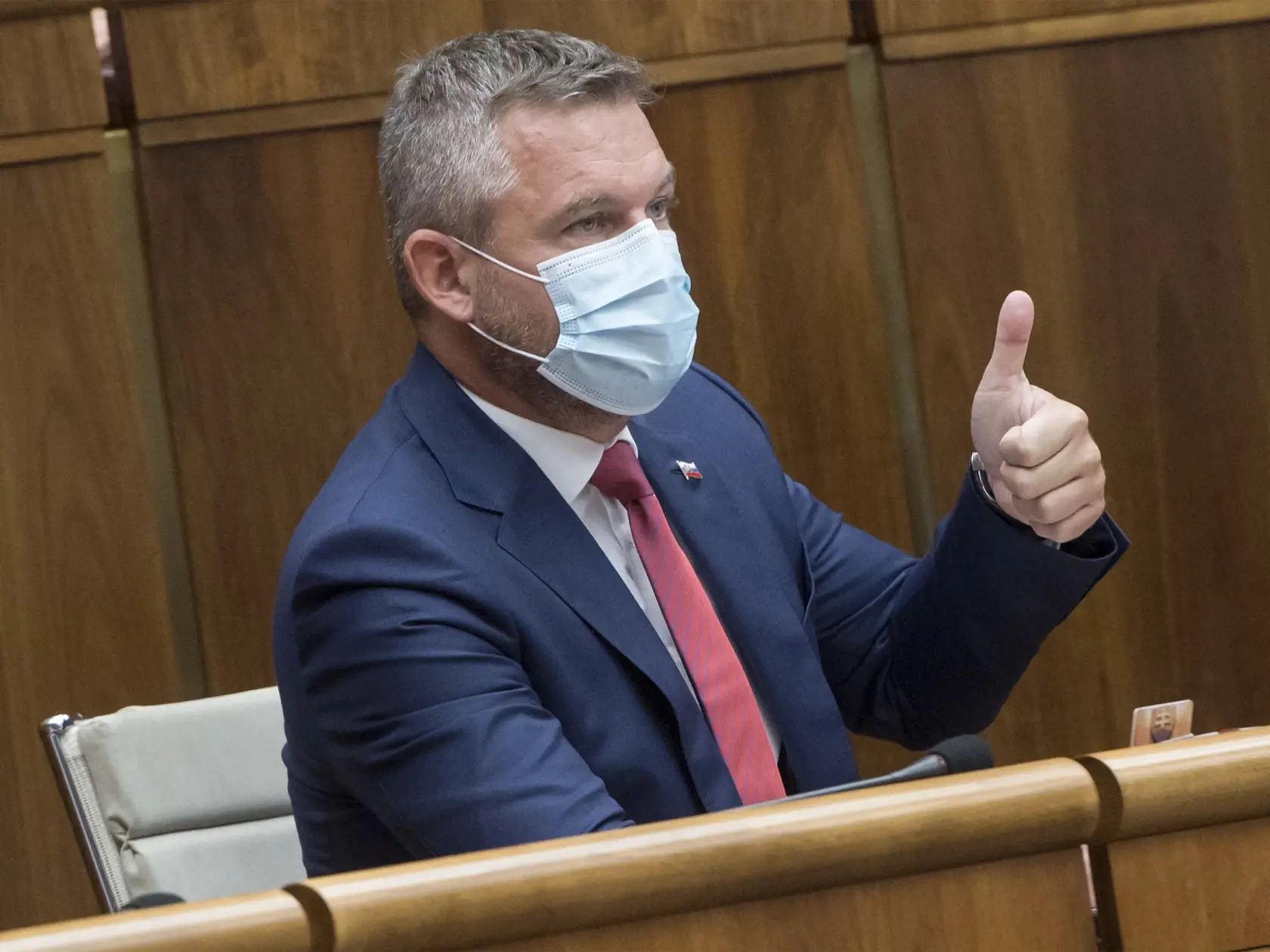 Na snímke je Peter Pellegrini.