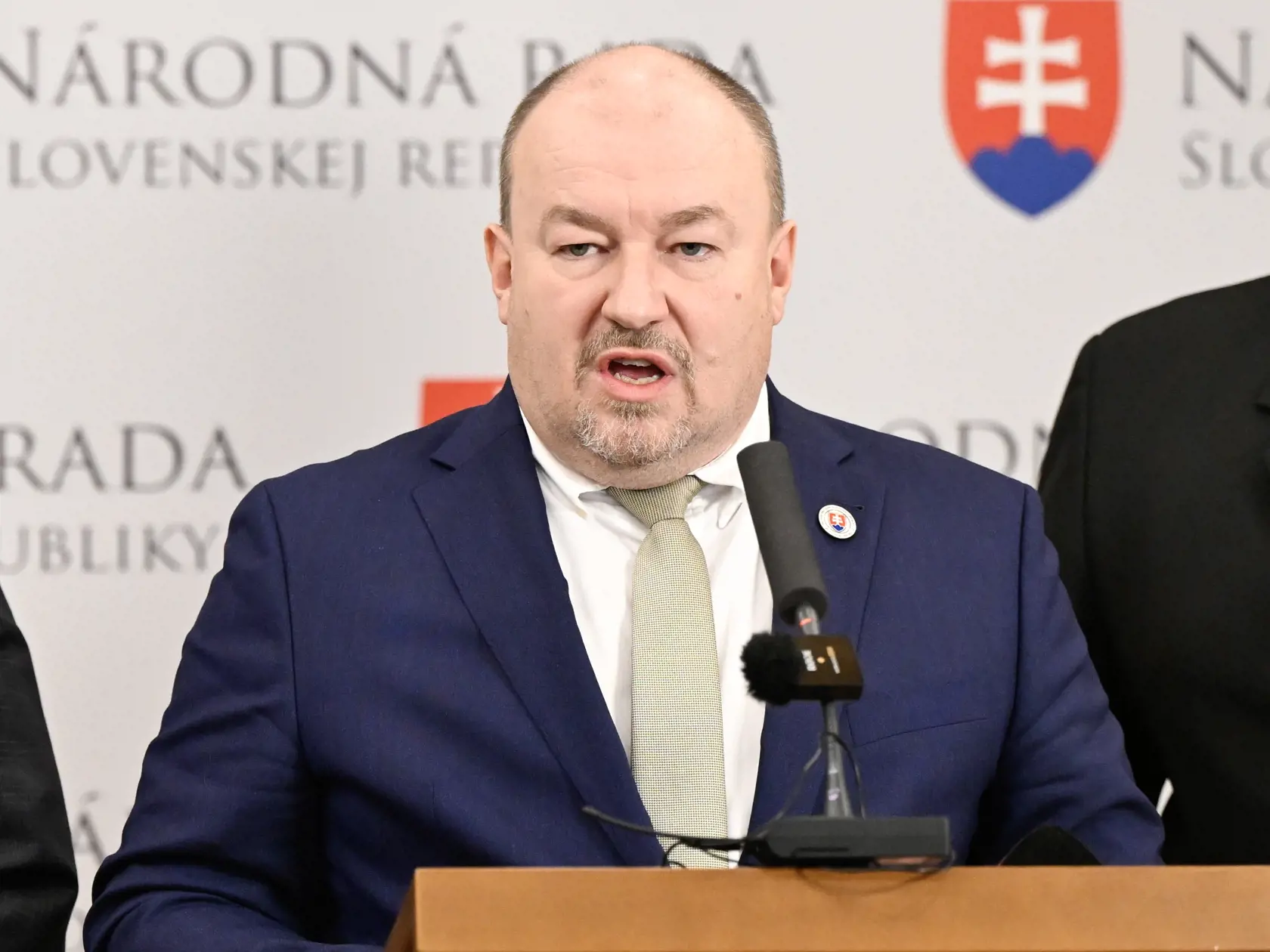 Na snímke poslanec NR SR Rudolf Huliak (SNS).