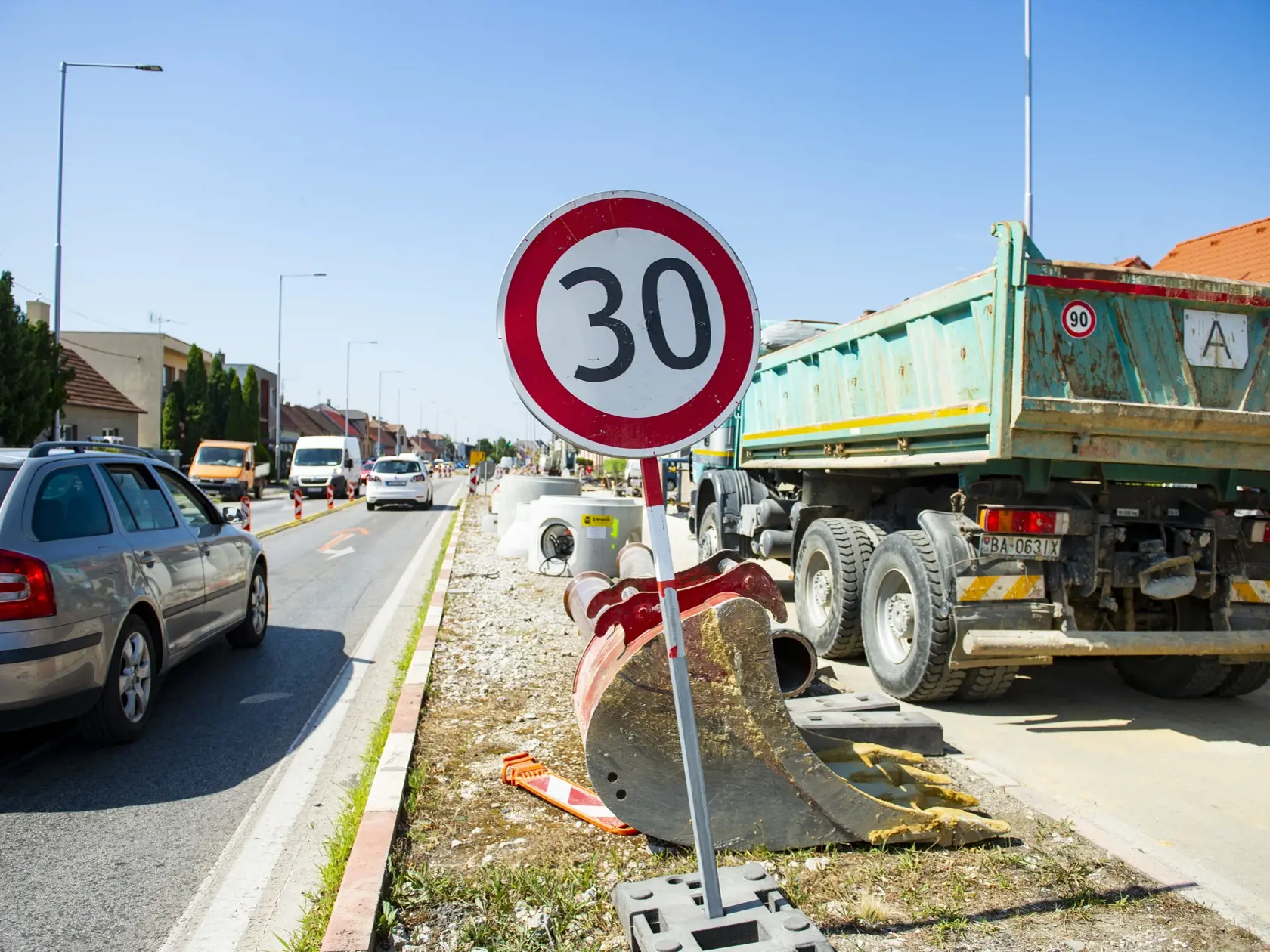 Plošné obmedzenie na 30 km/h by platilo v obytných zónach.