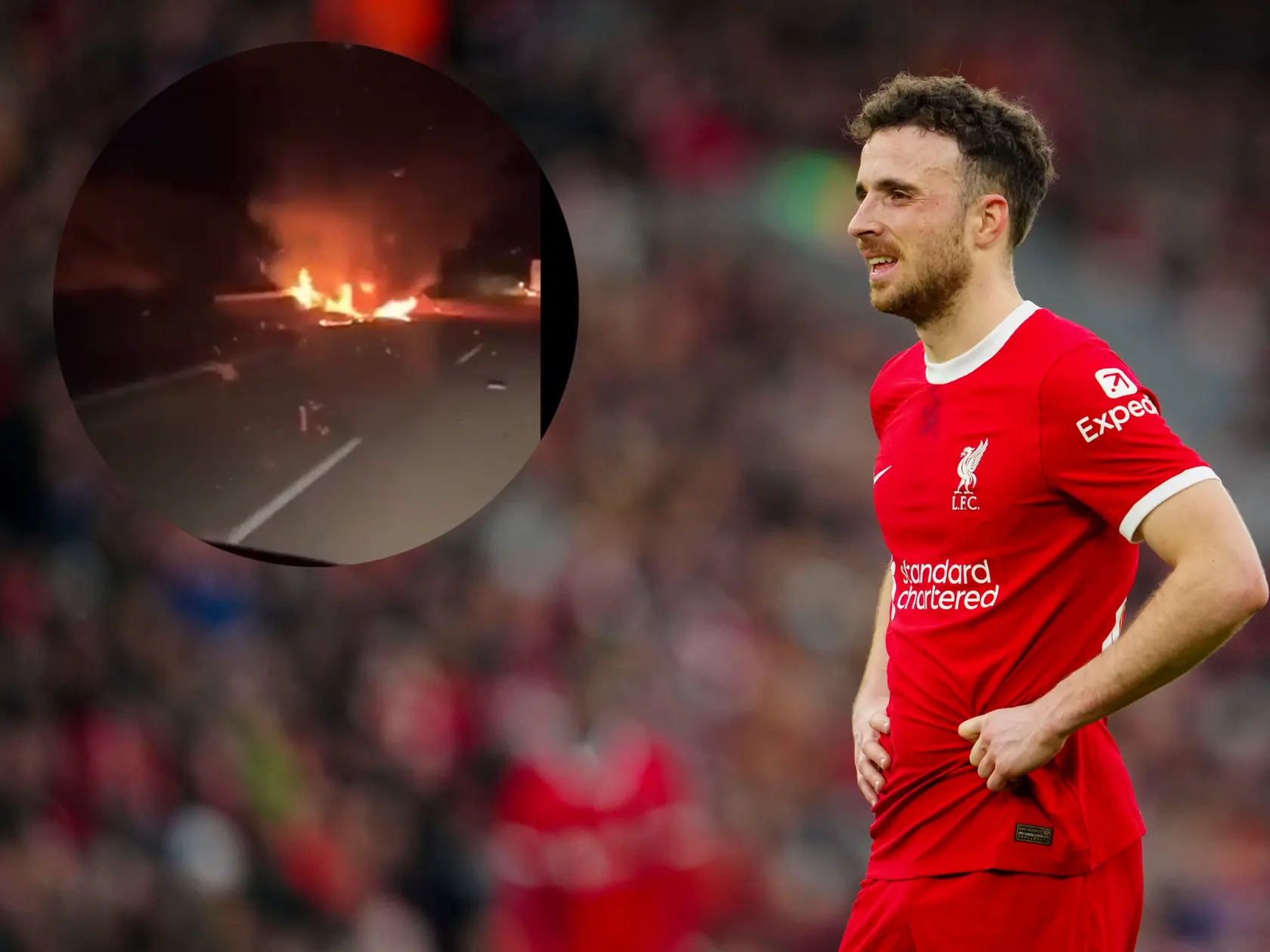 Po nehode tragicky zahynul útočník Liverpoolu Diogo Jota a jeho brat.