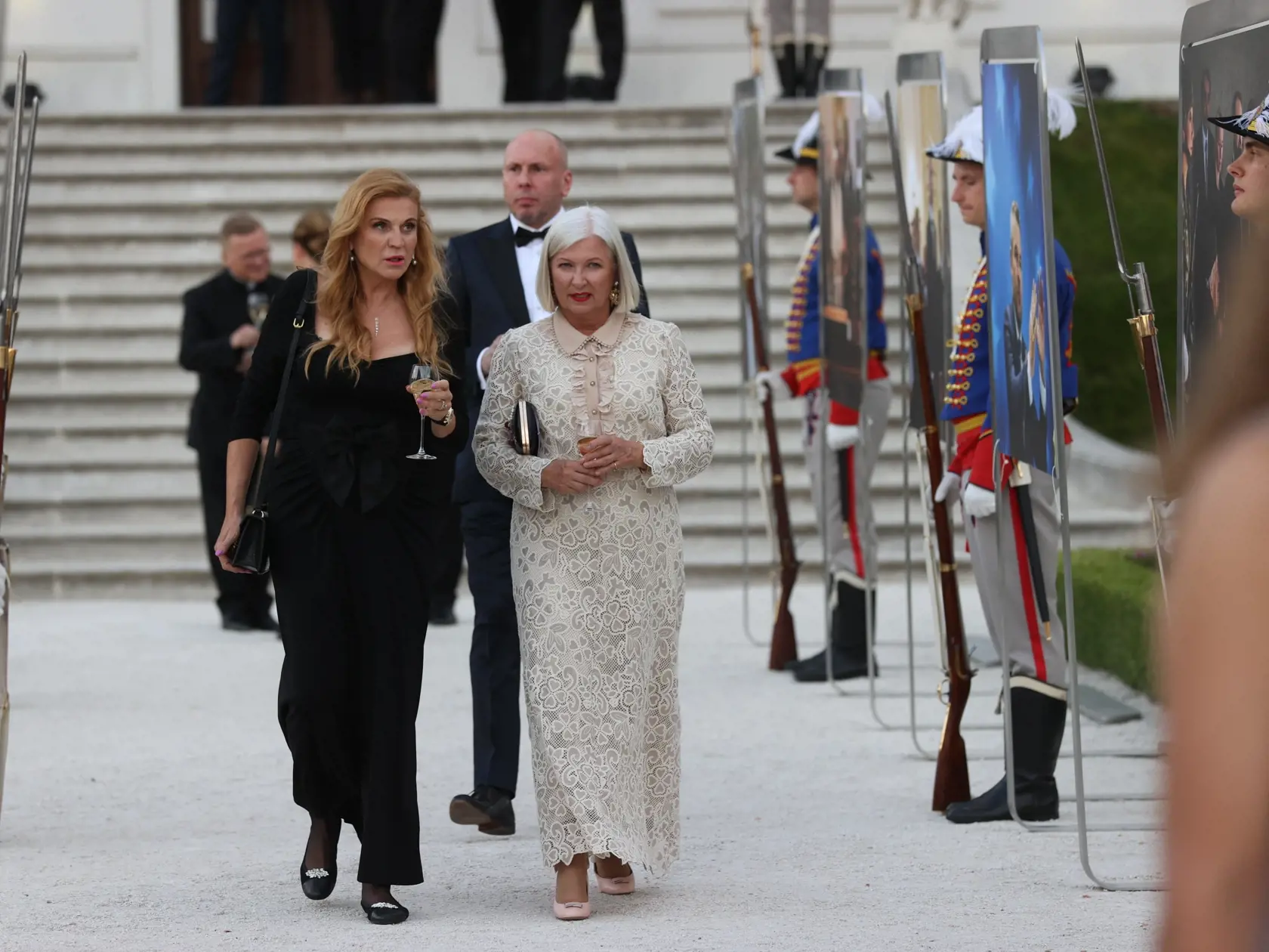 Slávnostná recepcia prezidenta SR Petra Pellegriniho na Bratislavskom hrade.