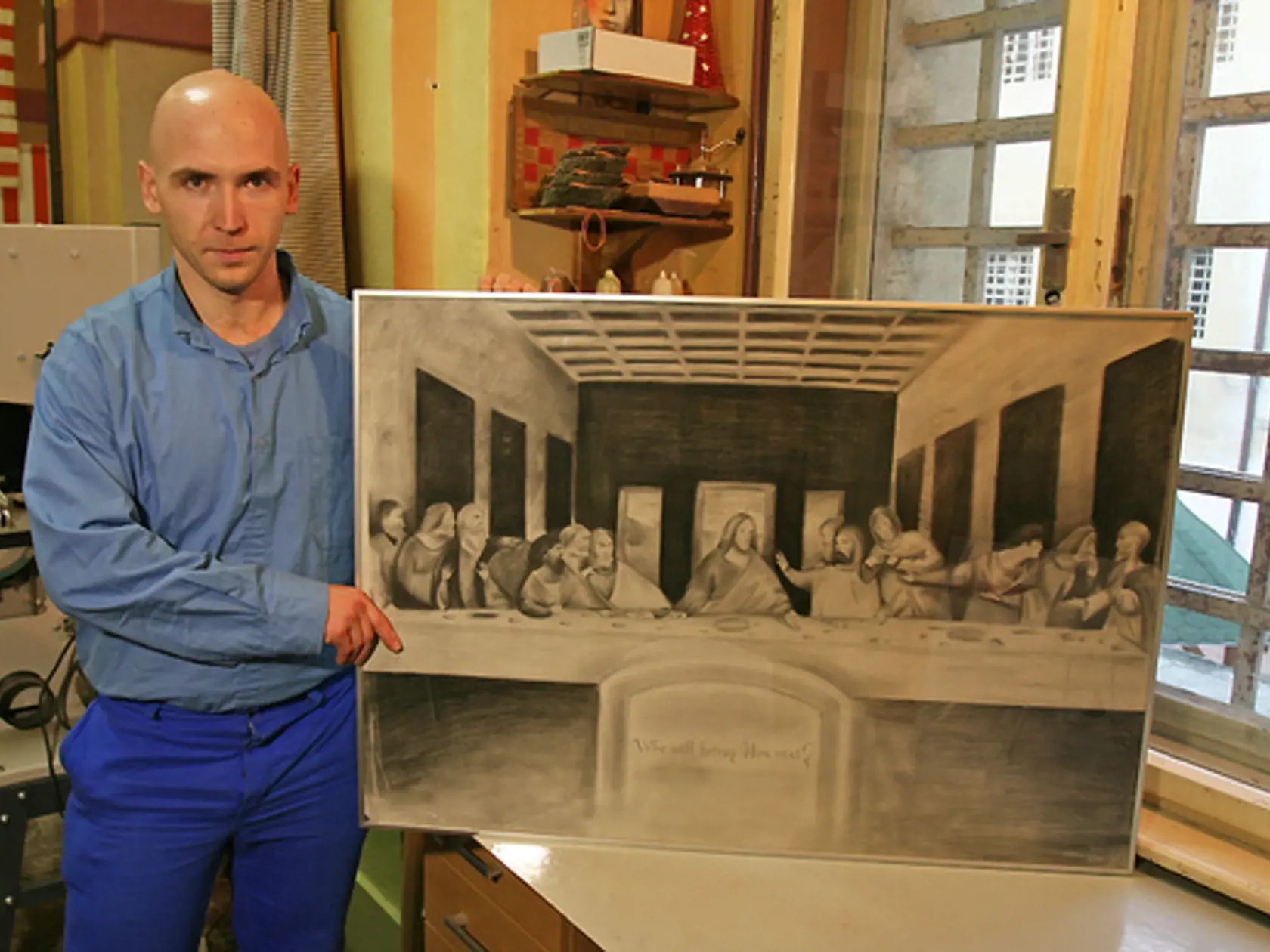 Tomáš Benčo (28) odsúdený za vraždu sa vzhliadol v Leonardovovi da Vinci.