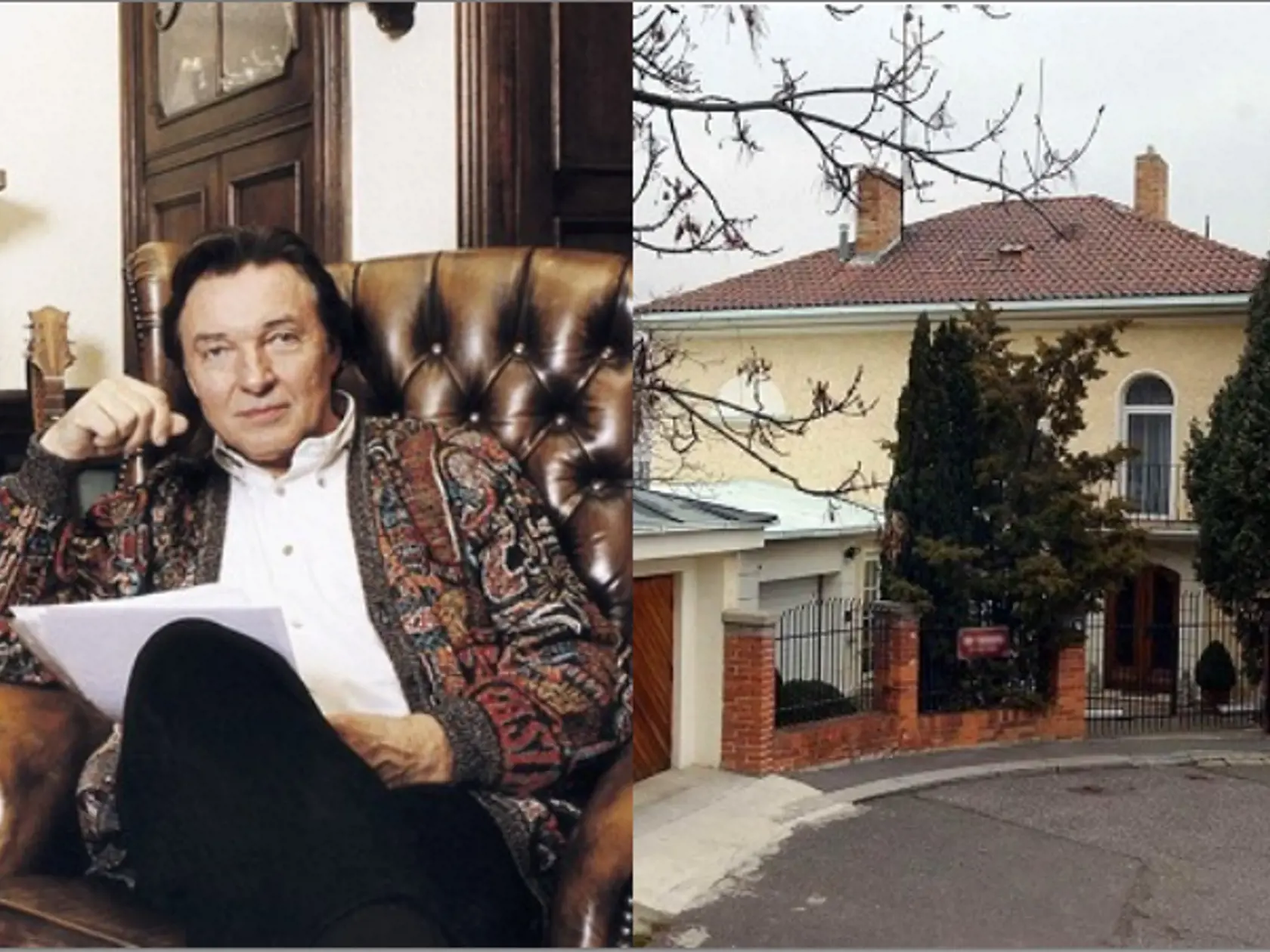 Karel Gott a luxusná vila na Bertramke.