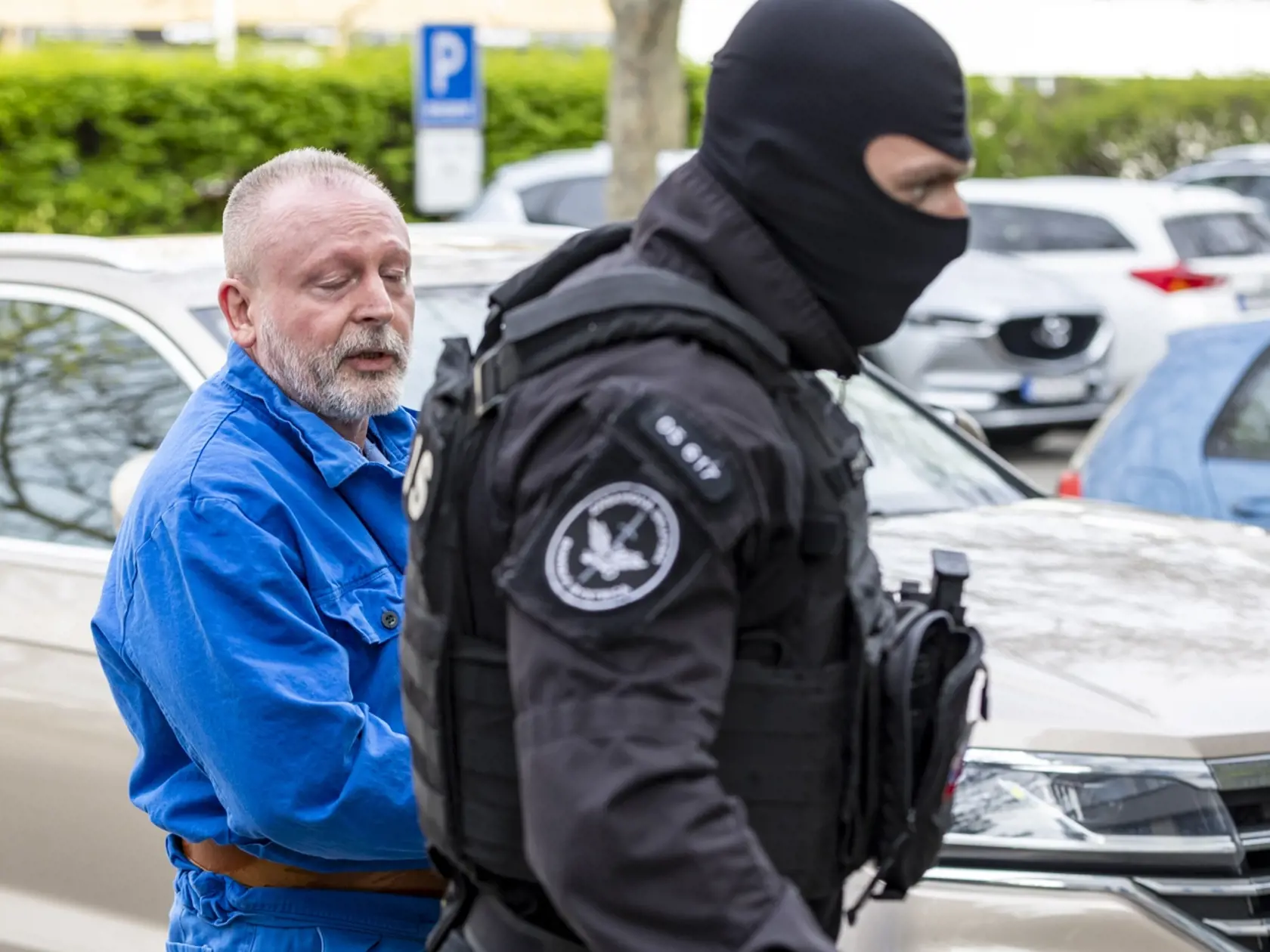 Na snímke je Robert Lališ alias Kýbel na Najvyššom súde SR v Bratislave. 