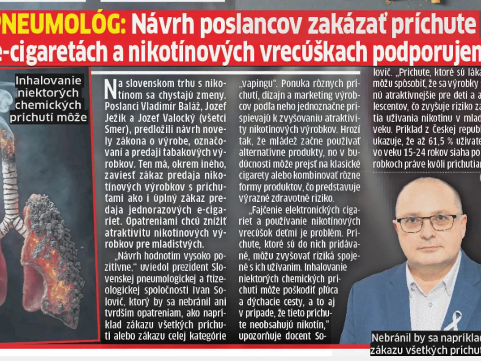 Zákaz by pomohol.