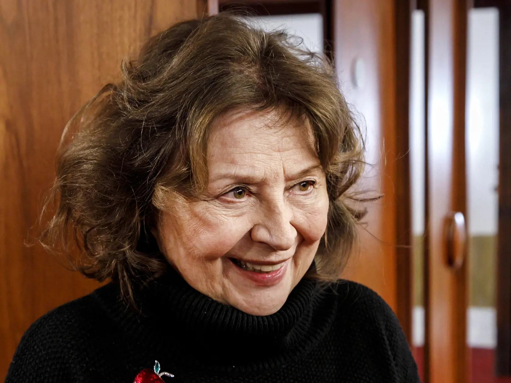 Divadlo Aréna v priestoroch Divadla Pavla Országha Hviezdoslava. Rodinná dráma Sklenený zverinec prináša dojímavý príbeh o matke a jej dvoch deťoch. Na snímke herečka Emília Vášáryová