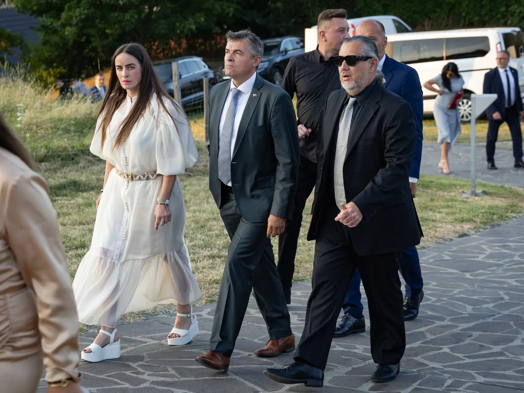 Na sviatok svätého Cyrila a Metoda sa na hrade Devín v Bratislave konali tradičné cyrilo-metodské oslavy. Pre návštevníkov bol počas celého dňa pripravený kultúrno-spoločenský program a viacero atrakcií. Večerný program bol vyhradený pre predstaviteľov štátu a pozvaných hostí. Na snímke je Michal Bartek.
