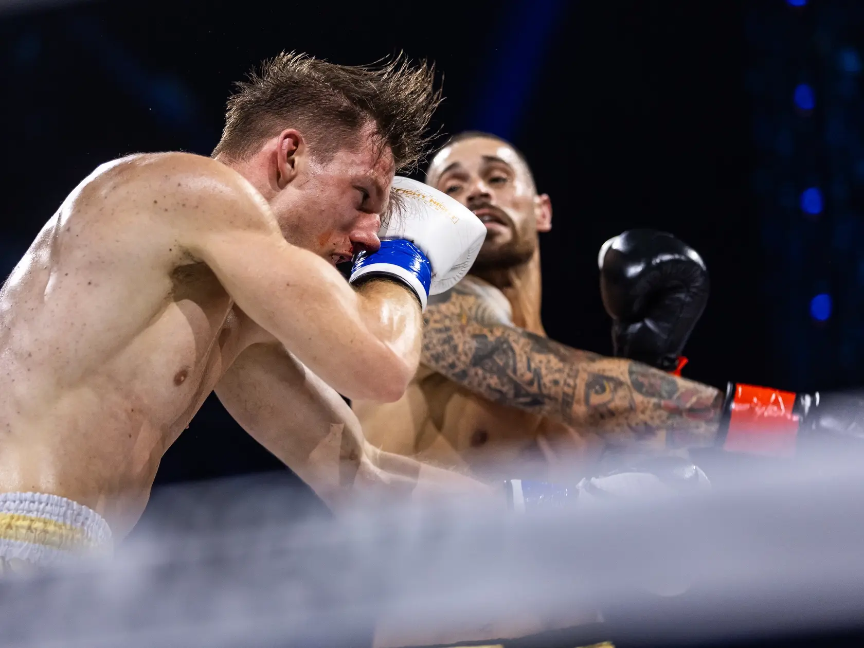 Fight Night Challenge 7 v Bratislave. Na snímke Adam Sedro.