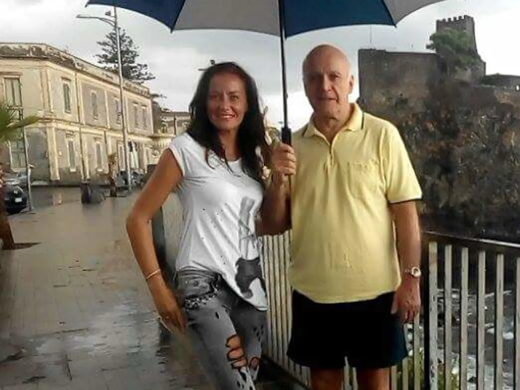 S otcom Štefan, ktorý často cestoval s dcérou.