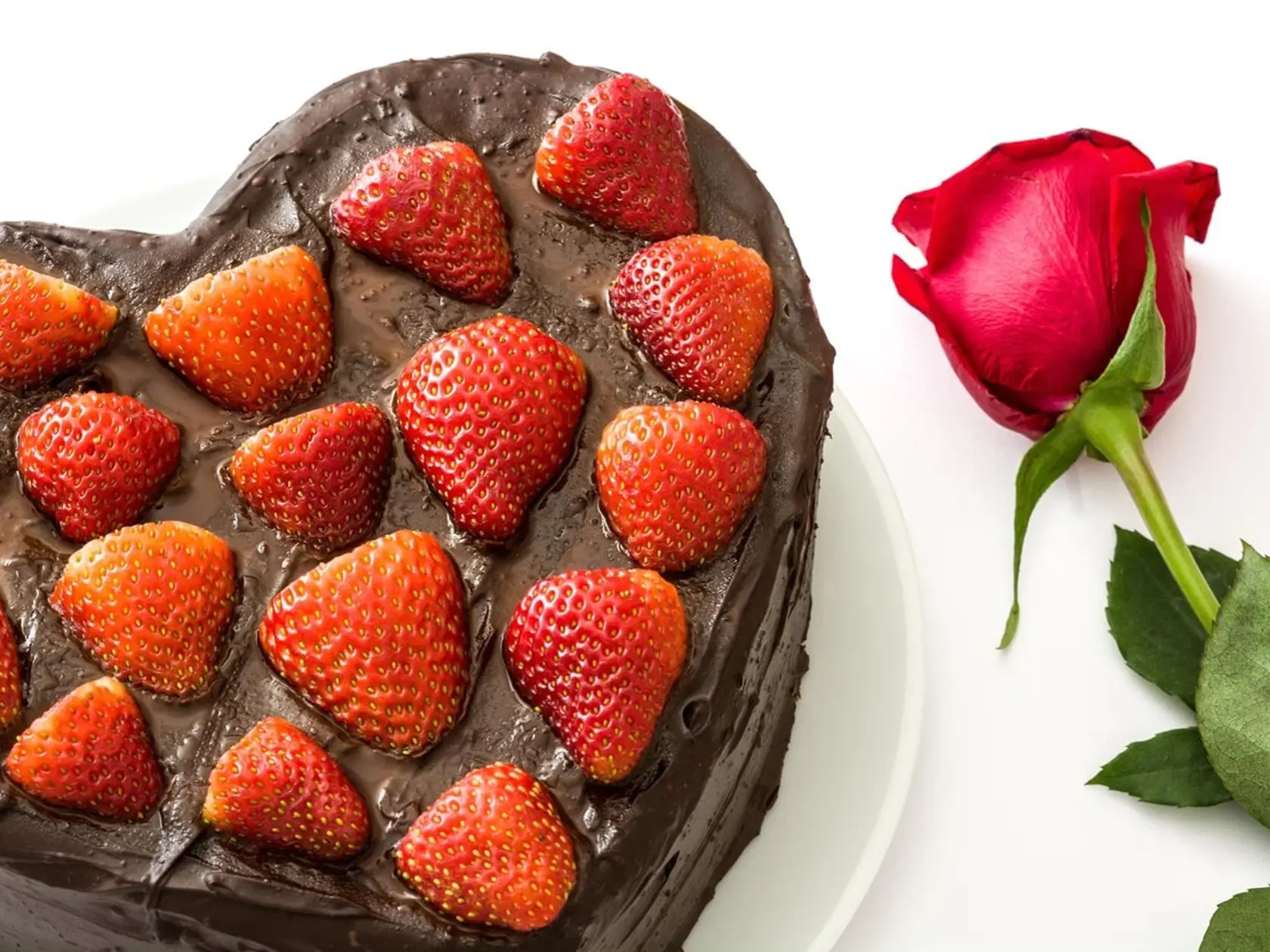 Jahodové valentínske vyznanie.