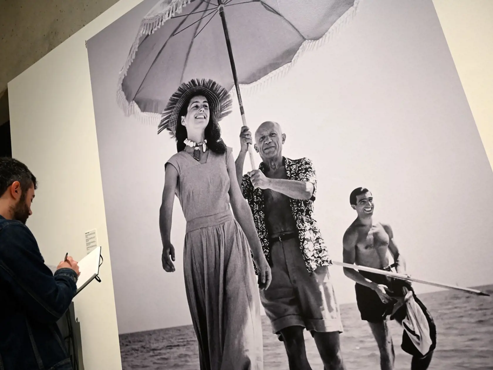 Fotografia Pabla Picassa a jeho múzy Francoise Gilotovej.