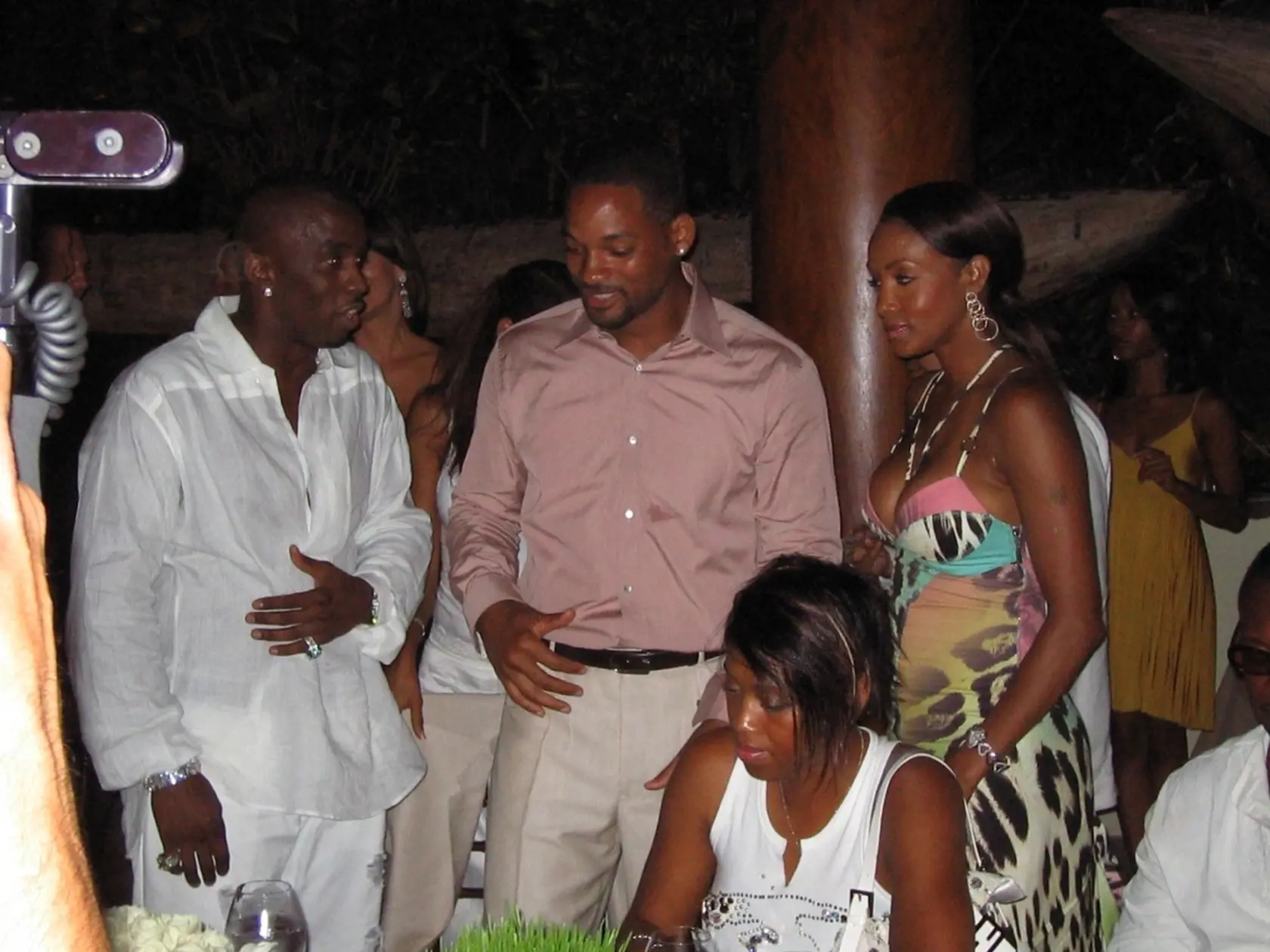 Will Smith na Diddyho "White Party."
